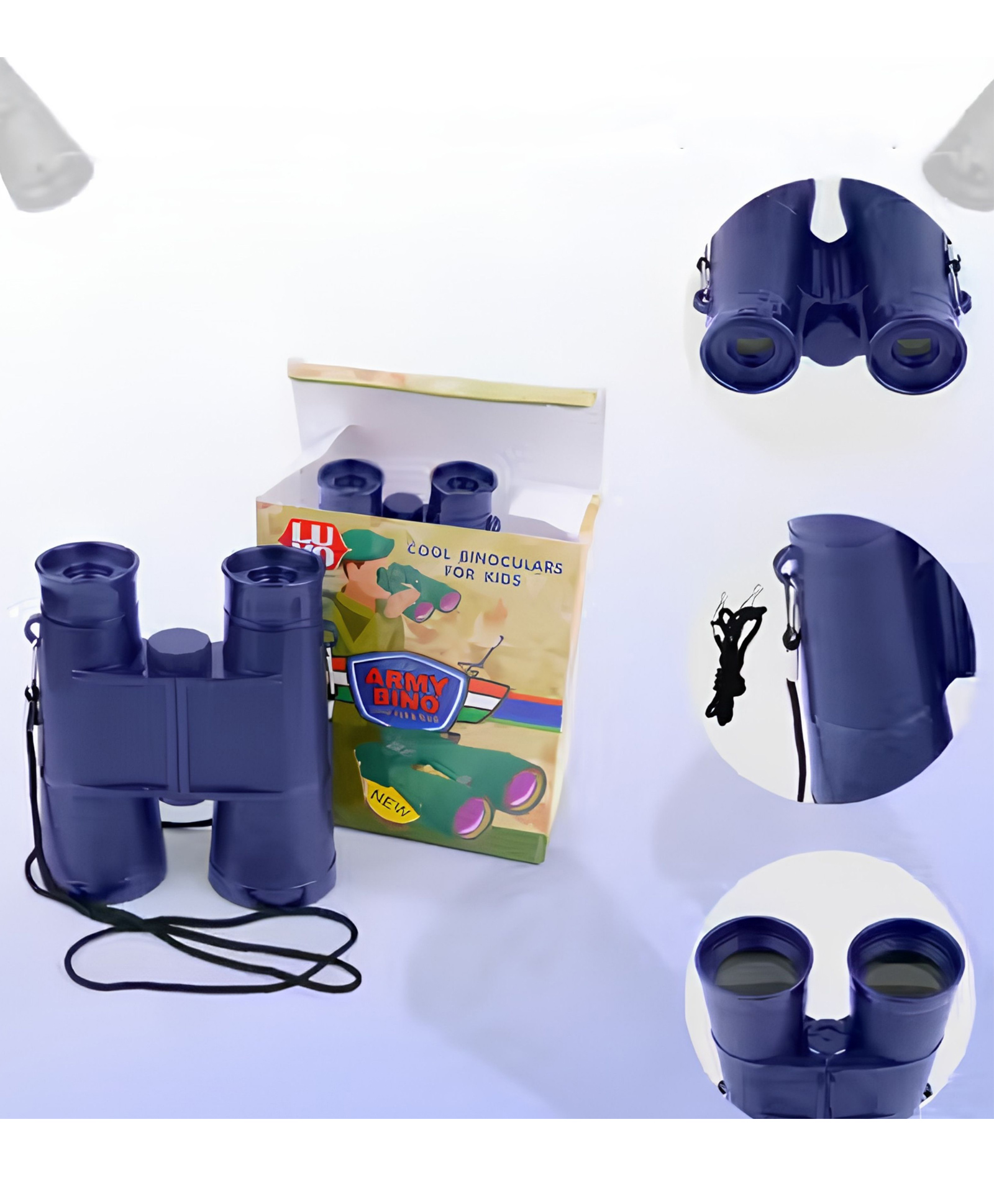 Lumo Brilliant Toys Army Style Kids Toy Binoculars, Learning Toy Binoculars for Kids Educational Birthday Return Gifts for Boys and Girls in Bird Watching Camping Outdoor - Color May Vary-picture-11