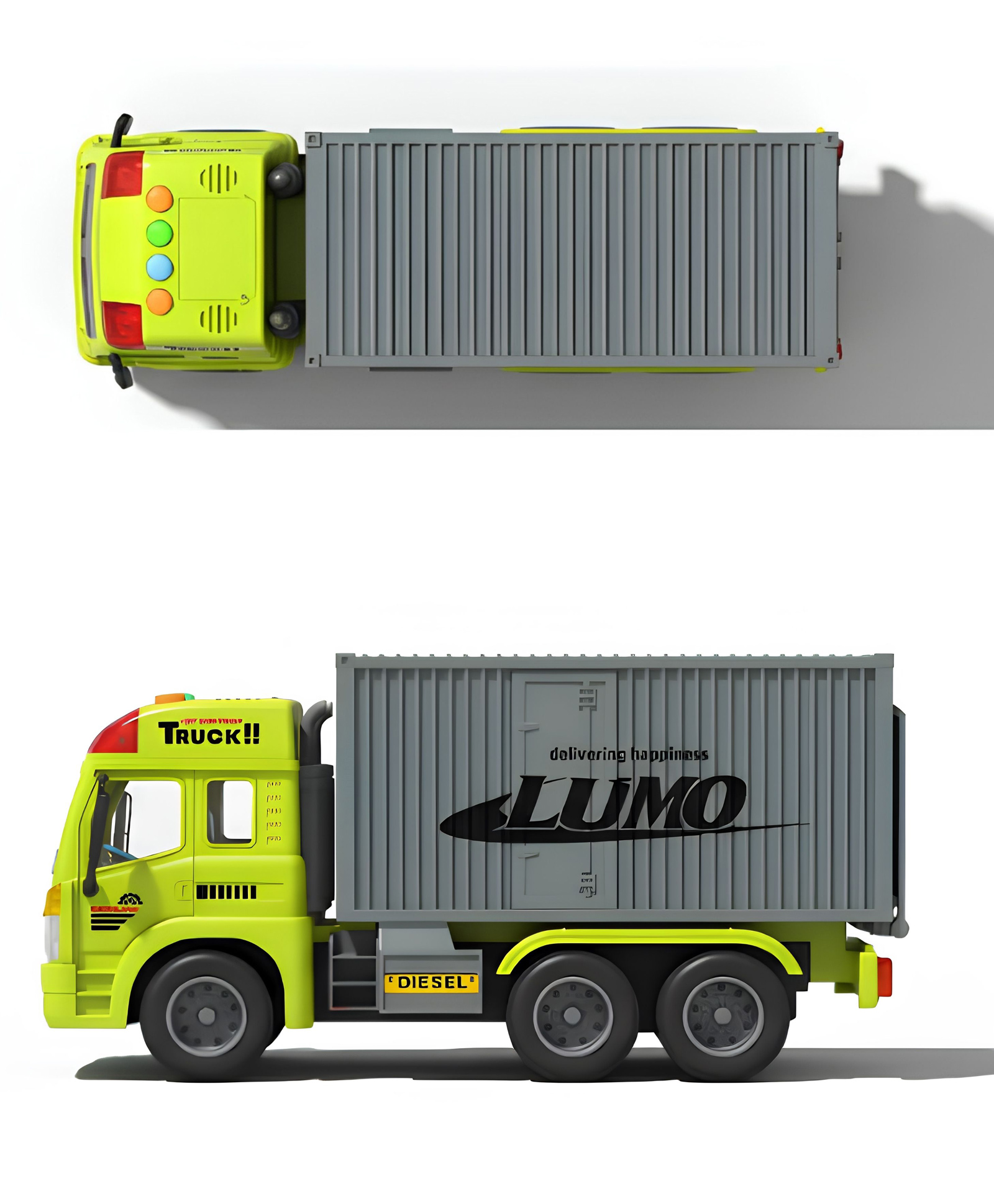 Lumo Brilliant Toys Heavy Duty Friction Powered Toy Tipper Truck Toys for Kids With Lights And Music, Fun Entertainment Kids Toys - Color May Vary-picture-21