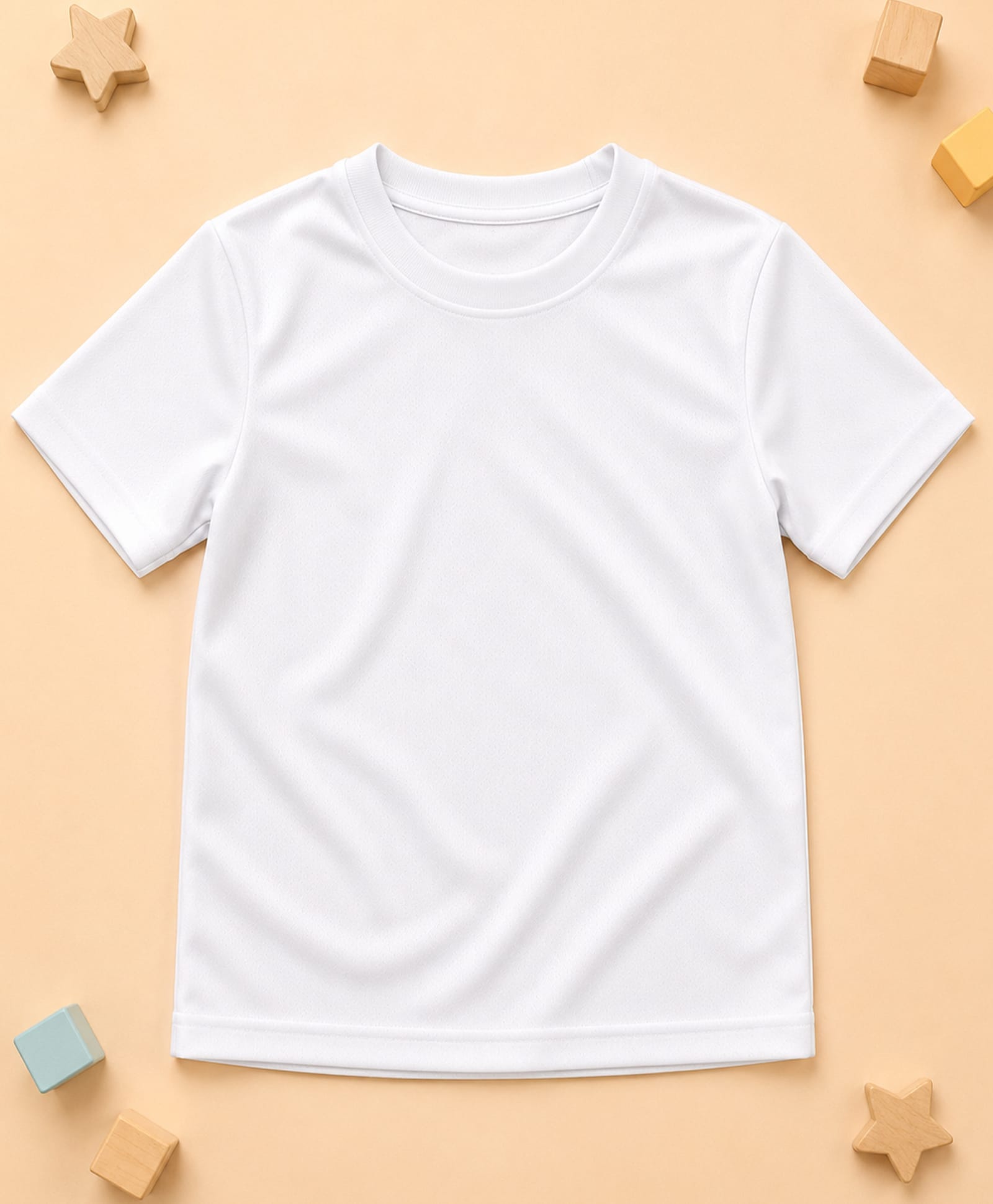 RISH Knit Half Sleeves Solid Tee - White-image-13