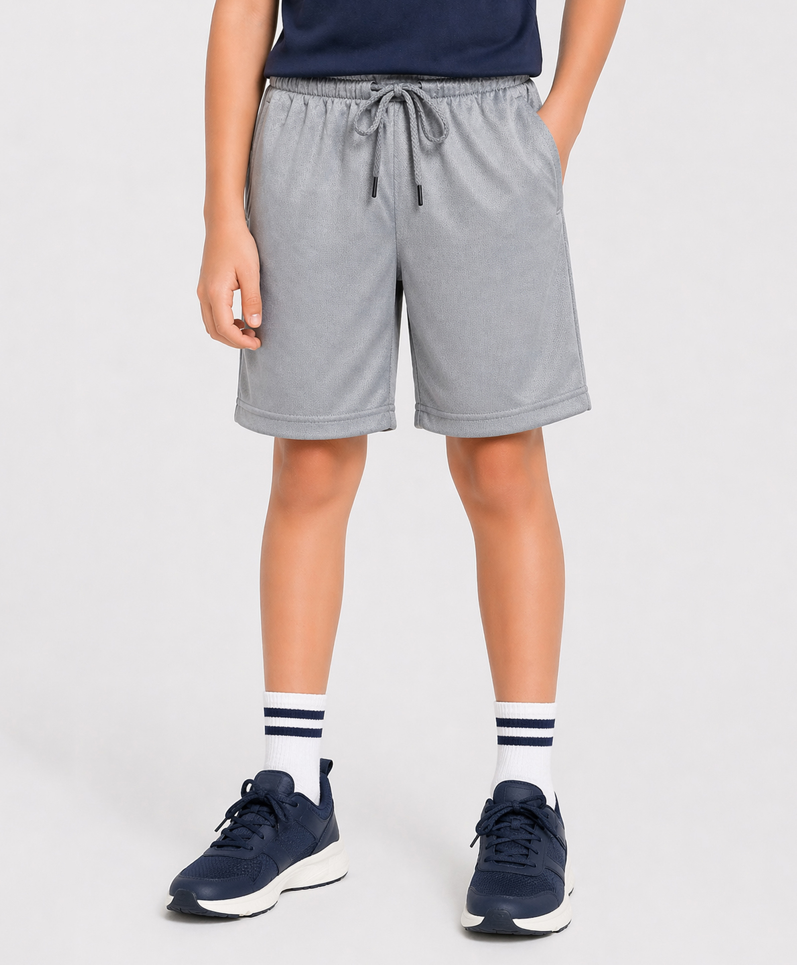RISH Knit Textured Shorts - Grey-picture-13