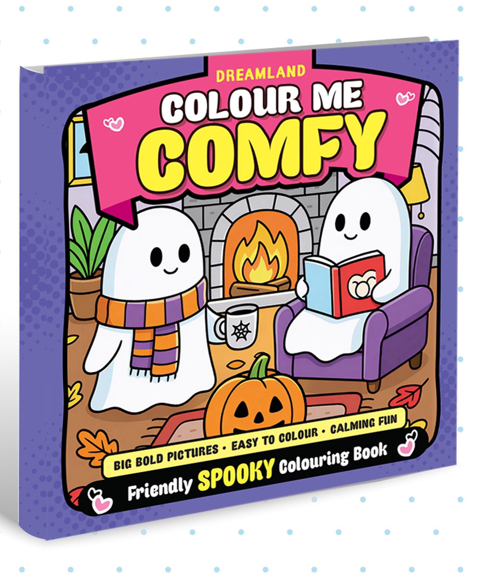 Colour Me Comfy Sweet Spooky - Cute and Easy Spooky Colouring Book for All Ages | Bold, Simple Designs for Relaxation by Dreamland | English | Paperback-image-32