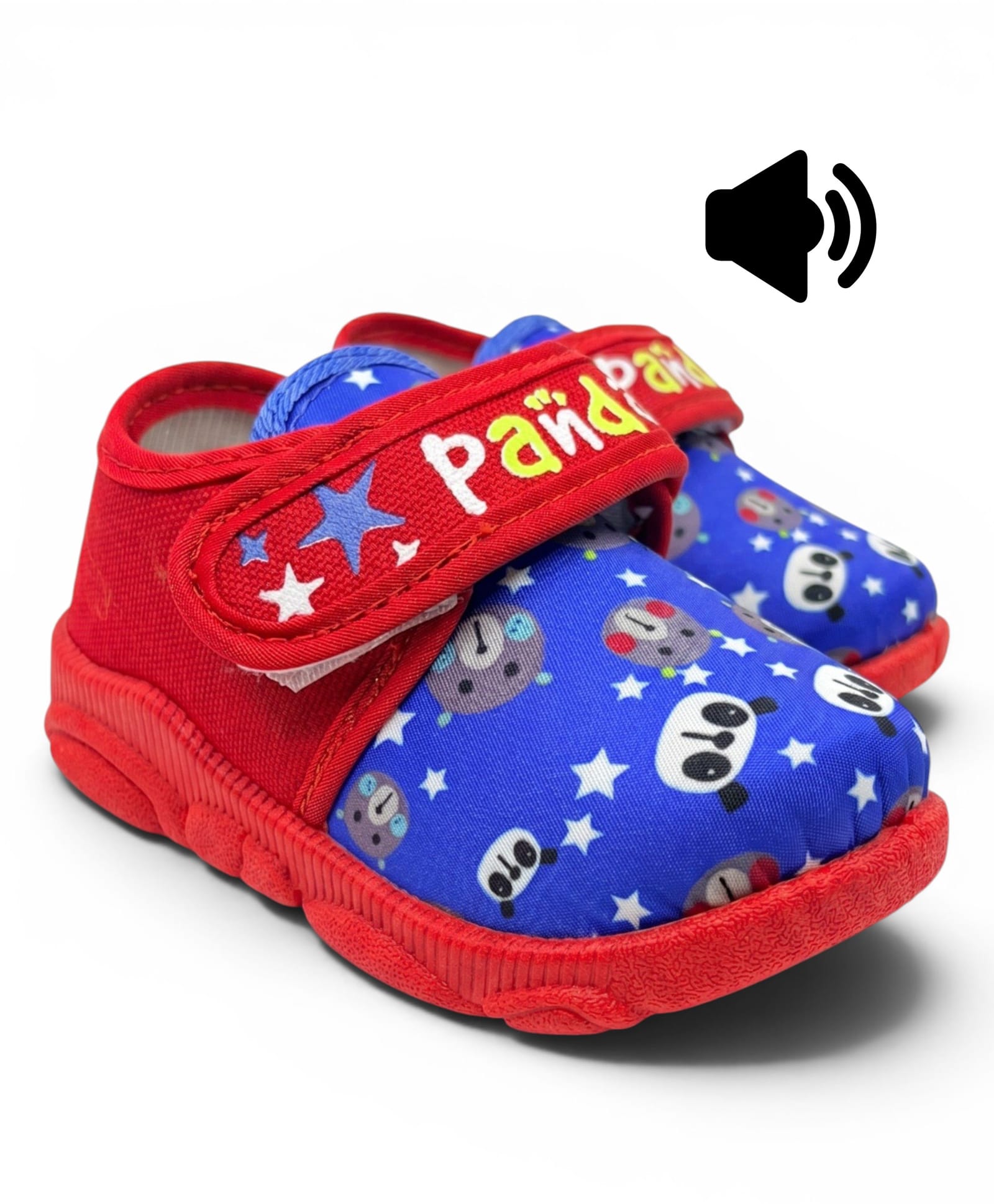 Lil Lollipop Panda Designed Velcro Closure Musical Shoes - Blue-picture-25