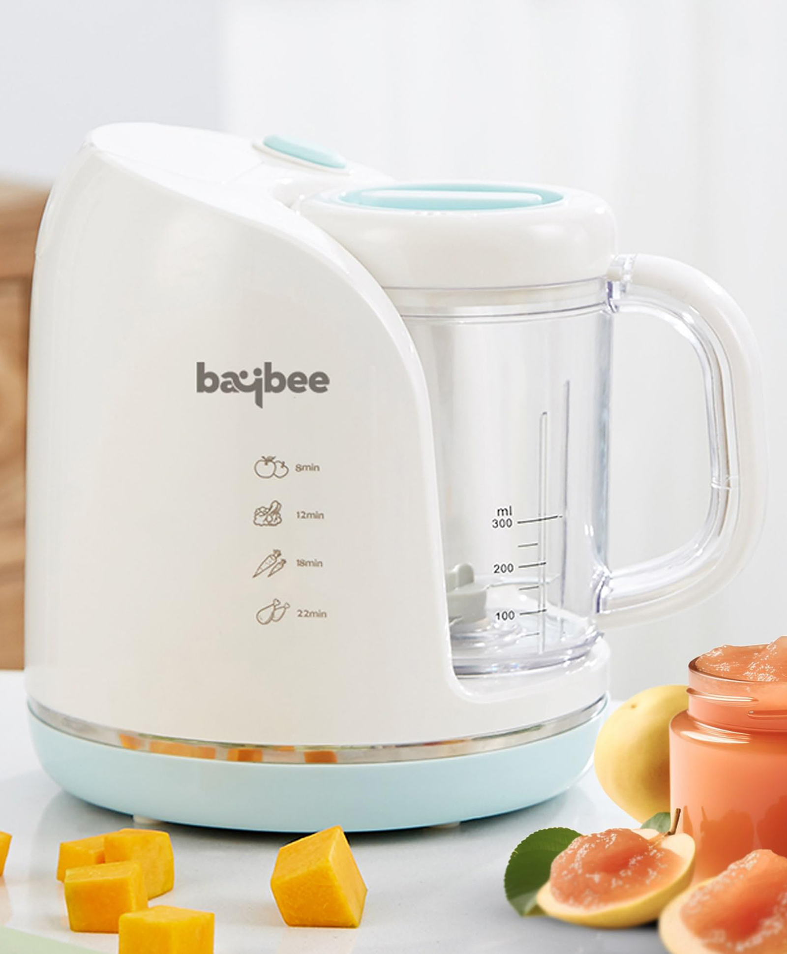 Baybee Multifunctional Baby Food Processor with Reheat & Defrost | Electric Baby Food Maker with Steamer, Blender & Masher | Easy One-Touch and Travel-Friendly Baby Food Blender and Steamer for Puree-image-49
