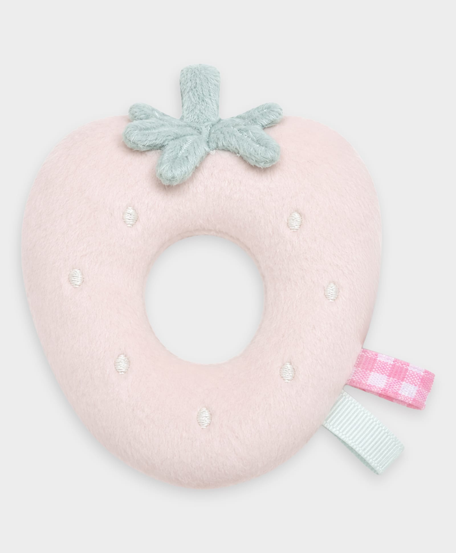 Mi Arcus Strawberry Shape Soft & Plush Rattle Toy- Pink-image-46