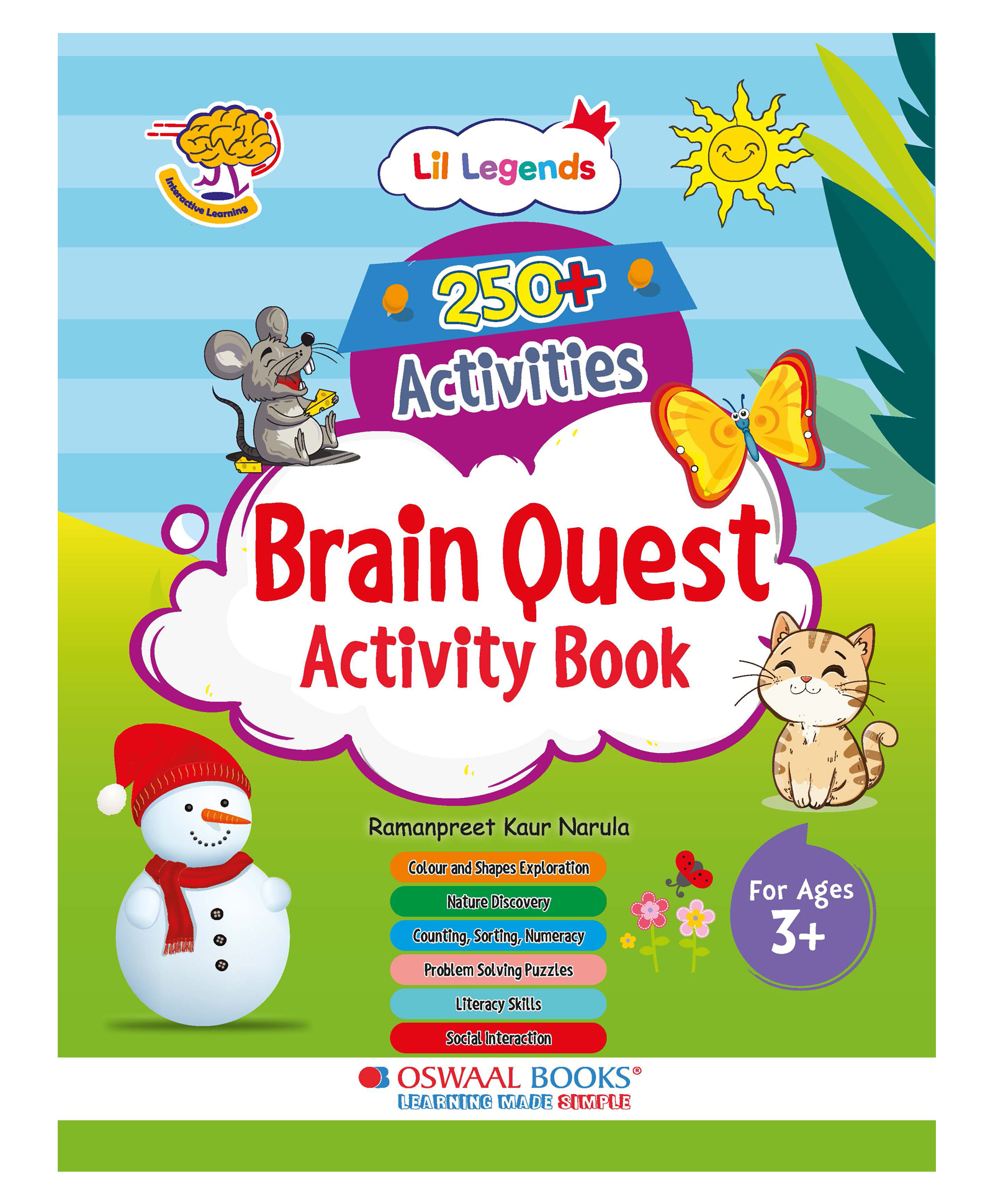 oswaal lil legends Brain Quest Activity Book for Early Learning Colours, Shapes, Nature, Fun, BrainGames, Counting, Sorting, Numeracy, Puzzles & Literacy Skills | 250+ Activities by Oswaal Editorial Board - English-picture-27