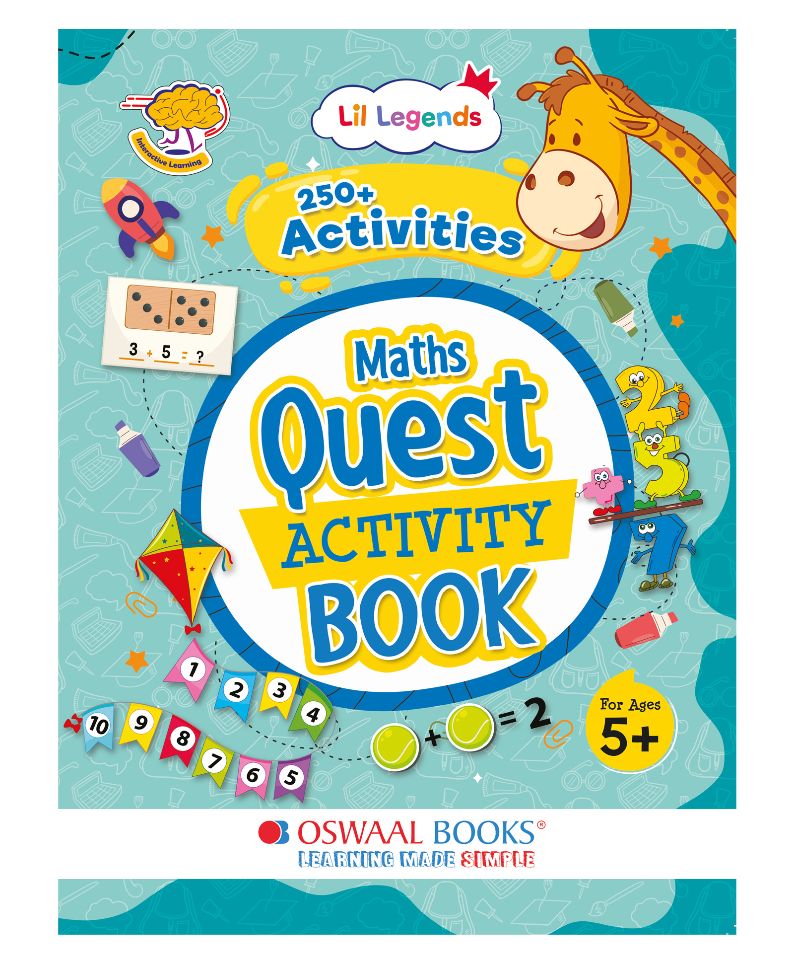 Maths Quest Activity Book for kids | Brain Boosting for Children | Conceptual Understanding & Thinking, Logical Reasoning, Problem Solving 250+ Activities by Oswaal Editorial Board - English-image-30