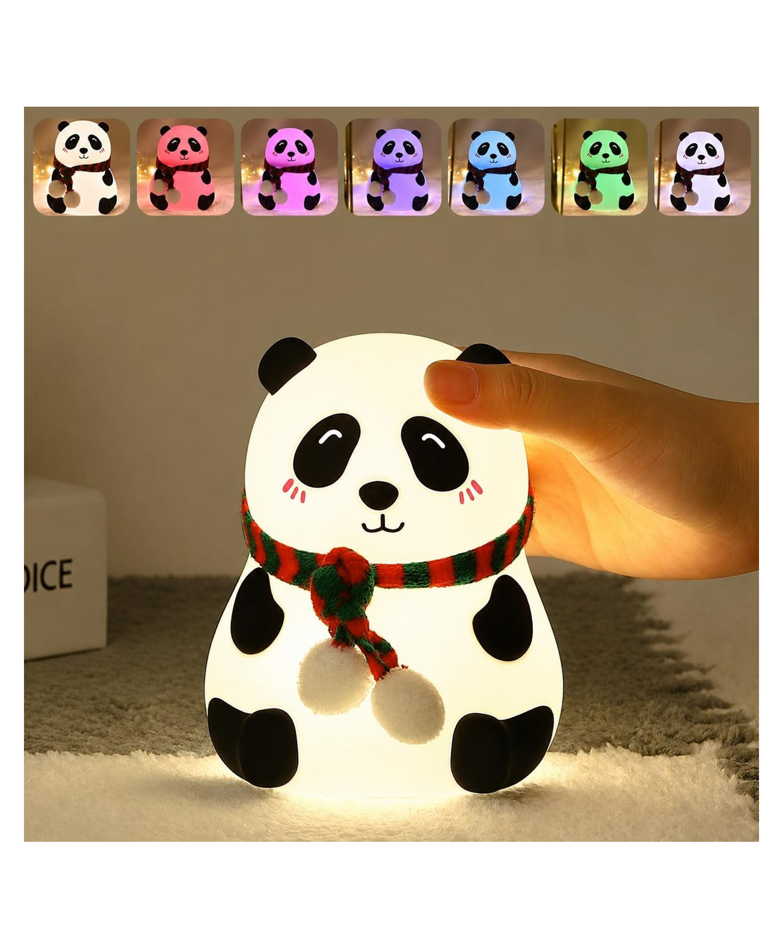 One94store Cute Panda LED Night Lamp - White-picture-28