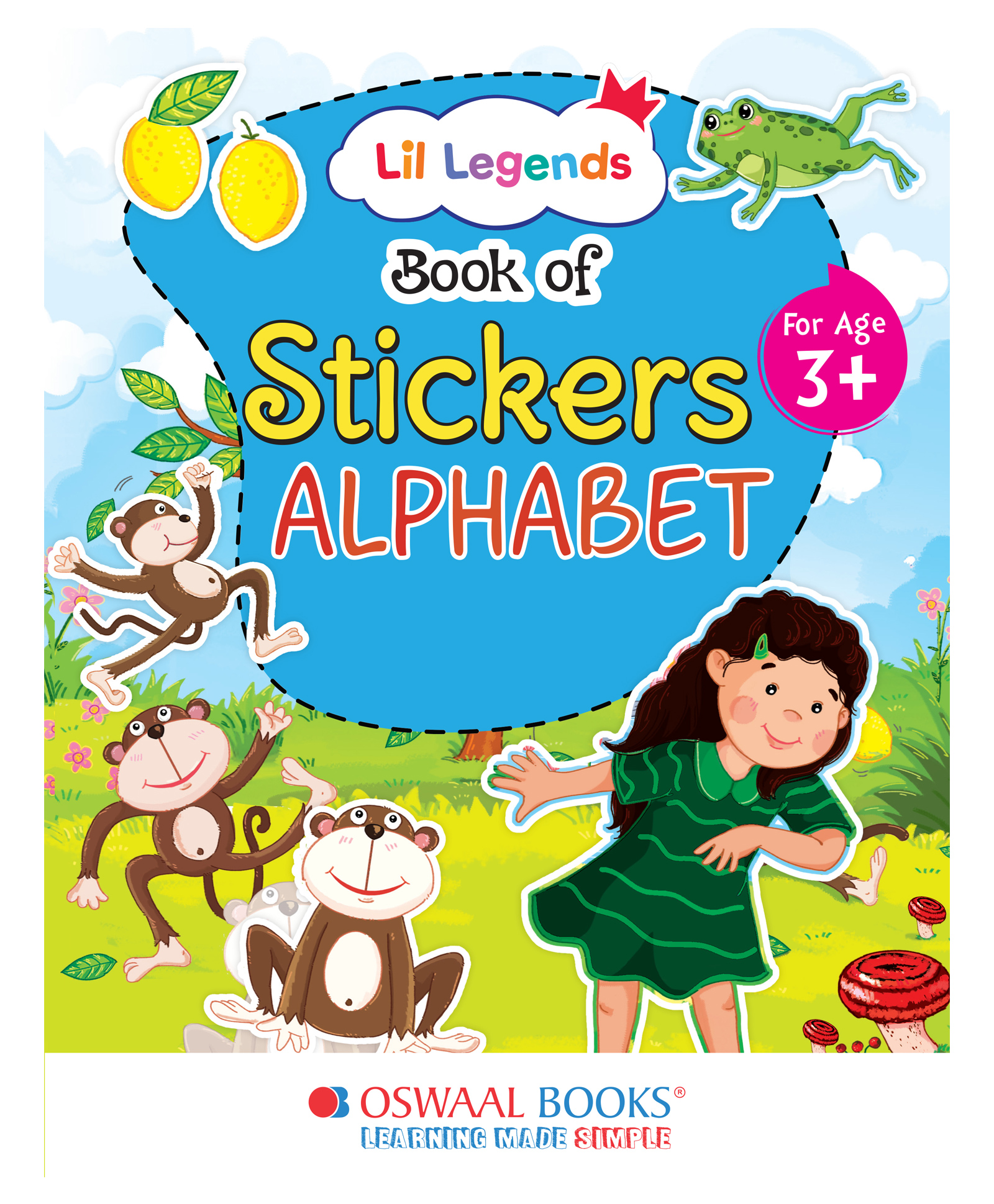oswaal books Oswaal Lil Legends Book of Stickers for Kids - To Learn About English Alphabet-picture-25