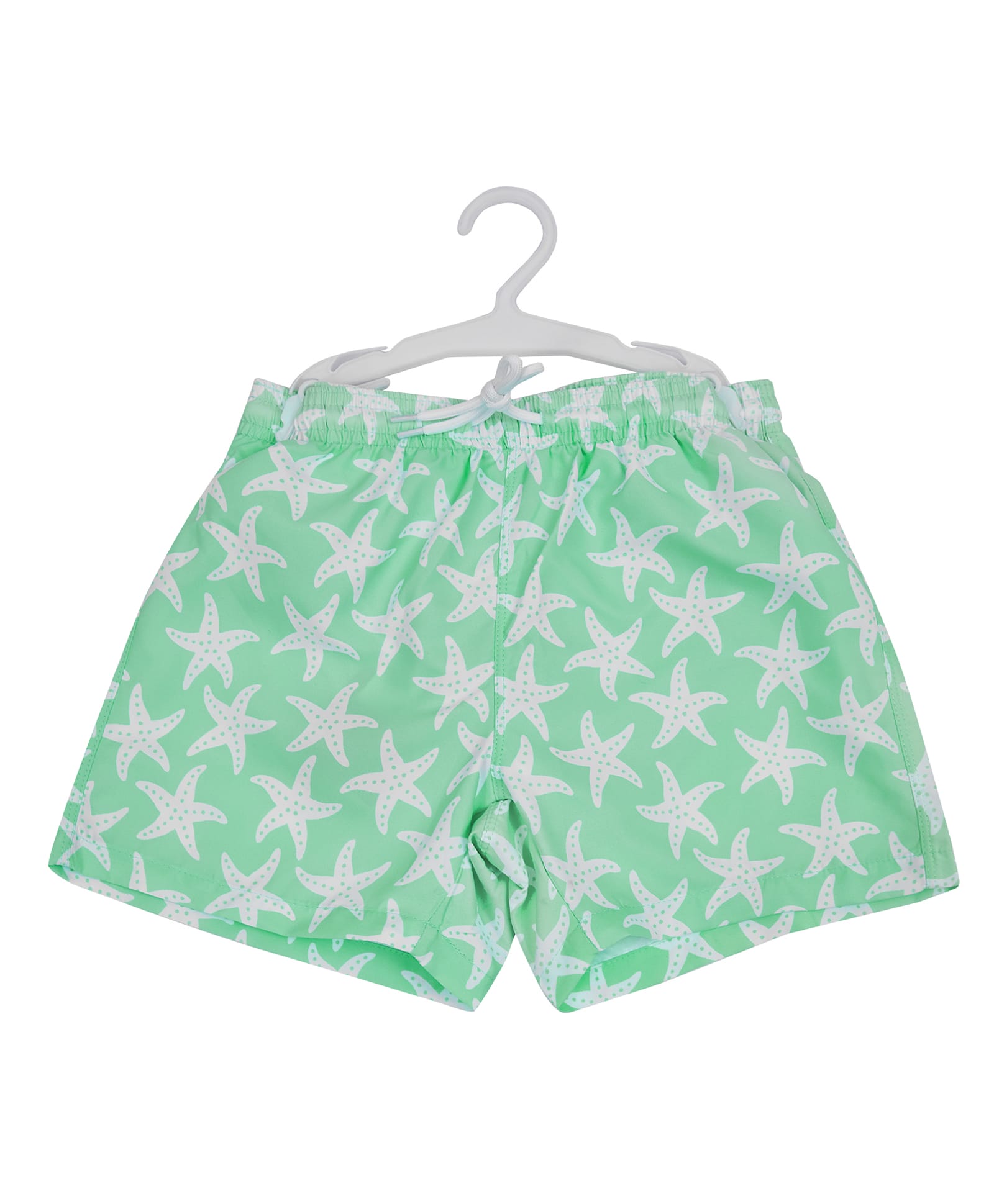 Big Softies Star Fish Printed Swimming Trunks - Green-image-39