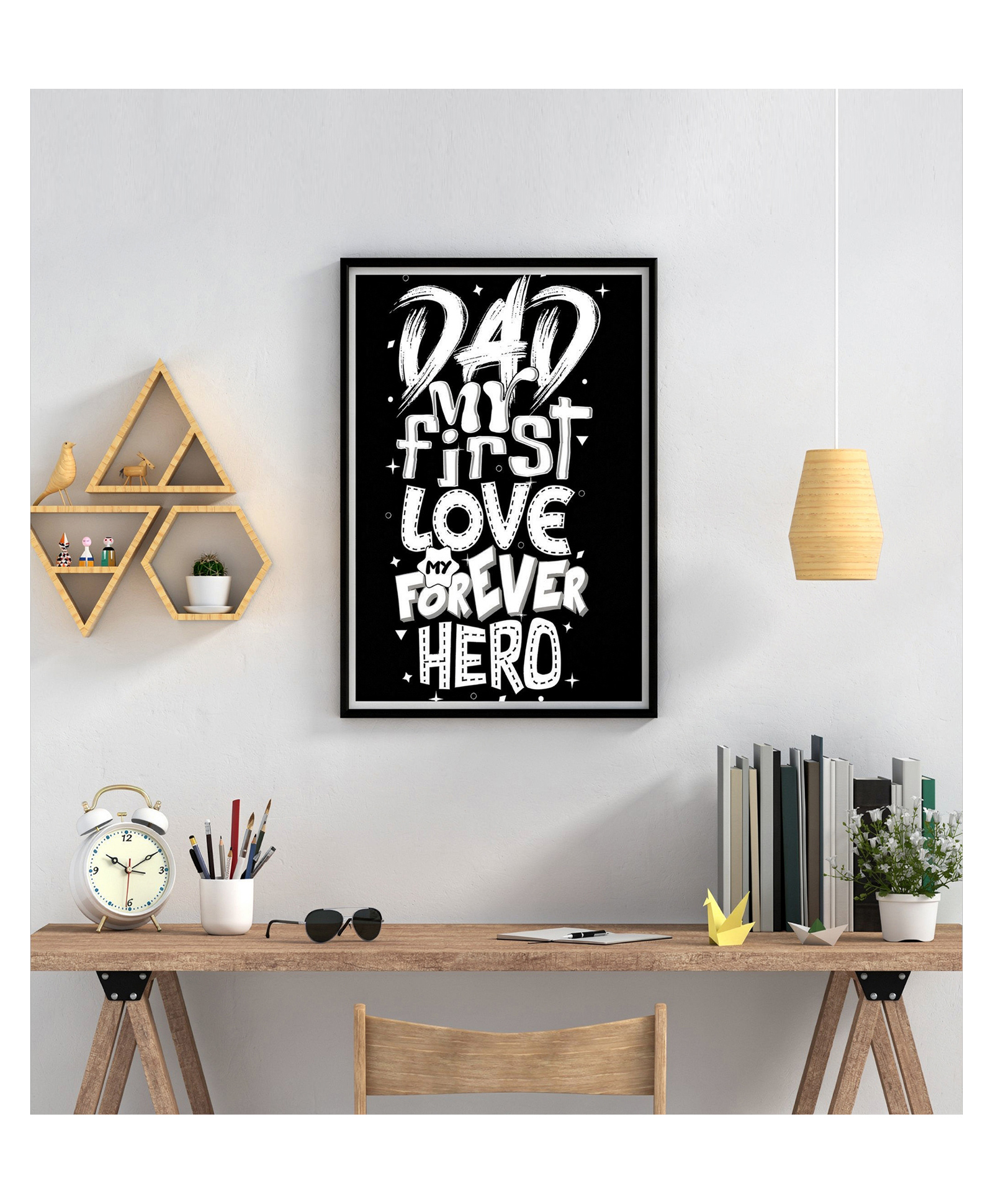 WENS MDF Wooden Motivational Framed Quote (Black)-image-13