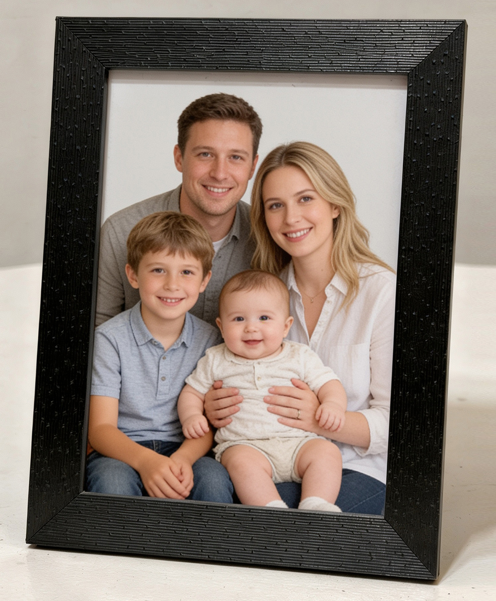WENS Black Synthetic Wood Photo Frame (Photos Not Included)-image-1