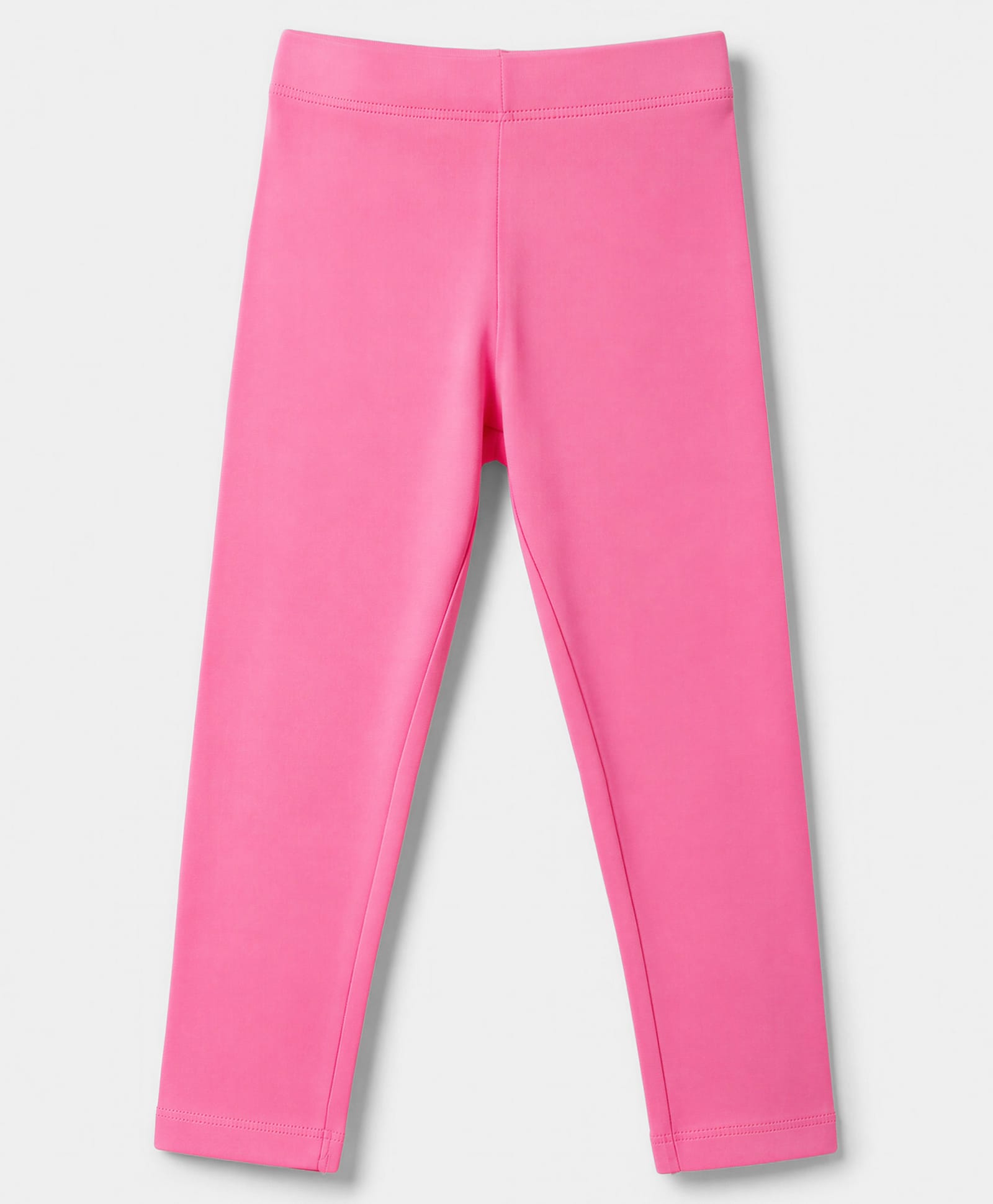 Babyhug Cotton Elastane Knit Full Length Solid Leggings - Fuchsia-image-16