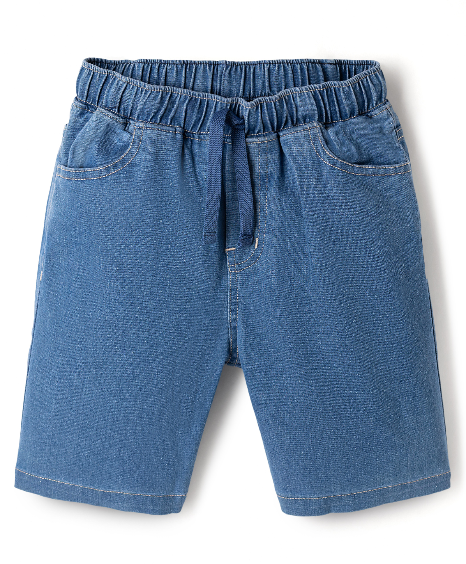 Kookie Kids India Denim Washed Shorts - Light Blue-picture-25