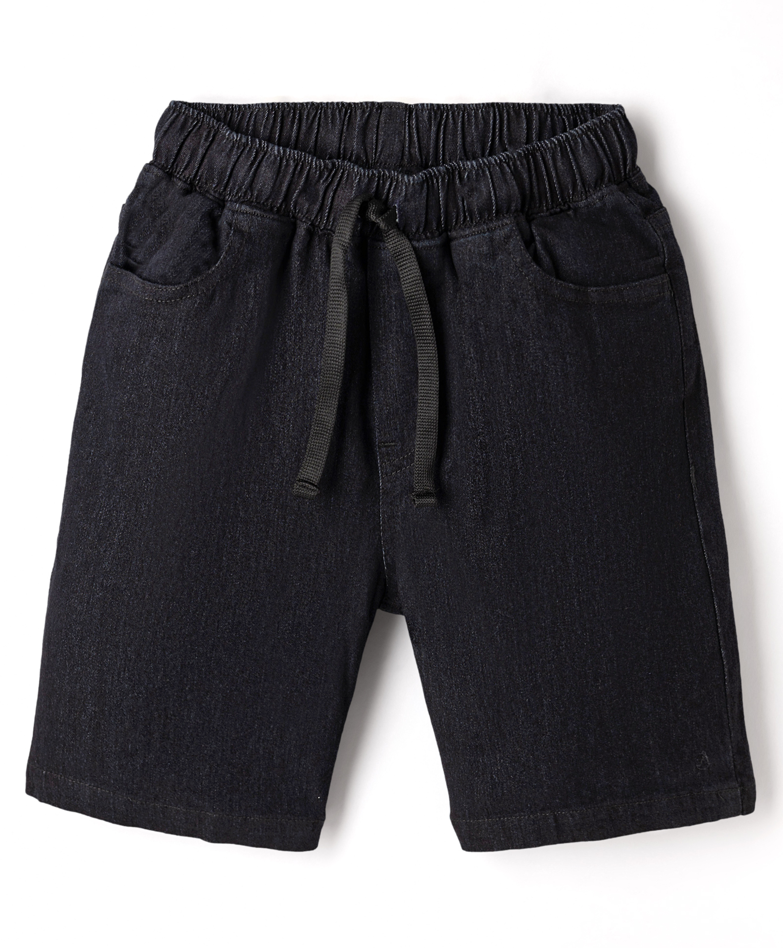 kookie kids india Kookie Kids Denim Washed Above Knee Length Shorts - Black-picture-16