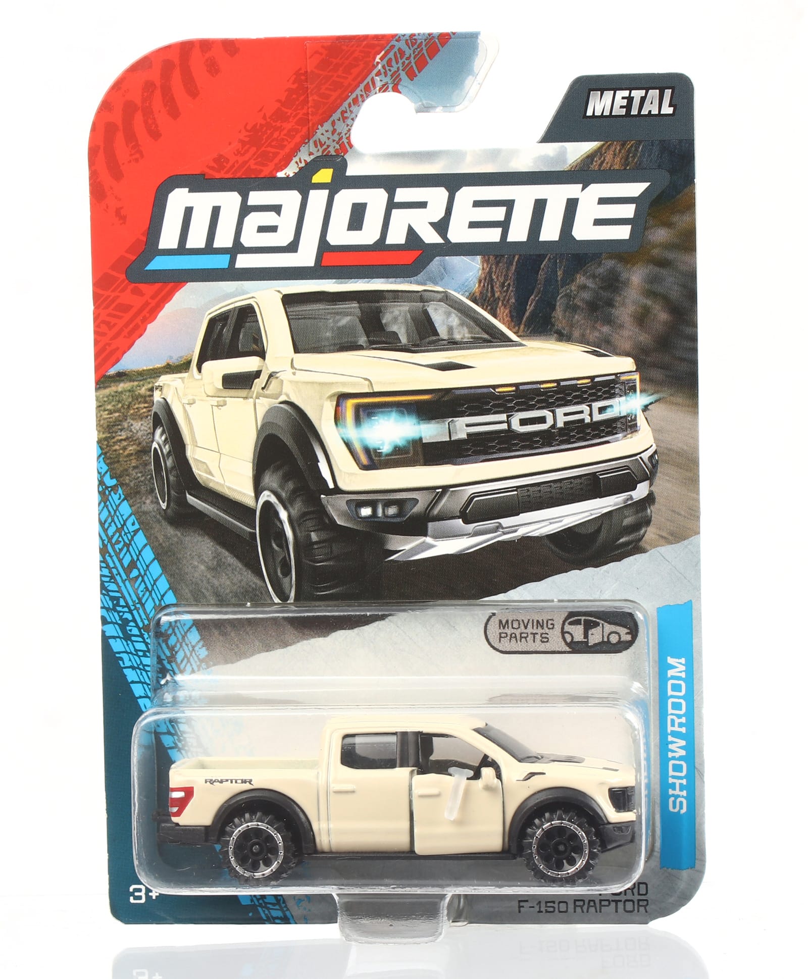 Majorette Ford F 150 Raptor Showroom Premium Die Cast Free Wheel Car - Beige-picture-41