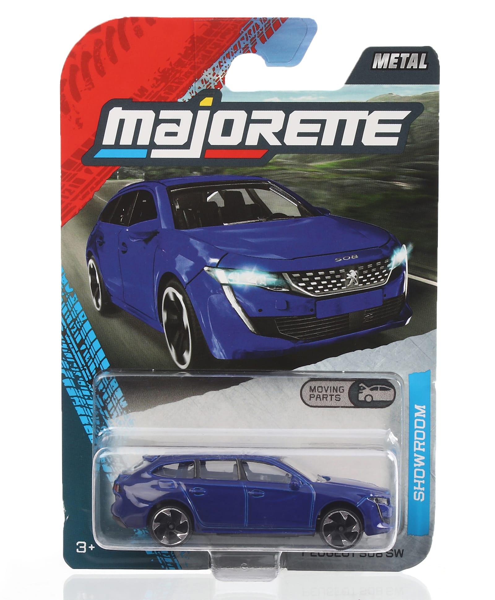 Majorette Peugeot S08 SW Showroom Premium Die Cast Free Wheel Car - Royal Blue-image-32