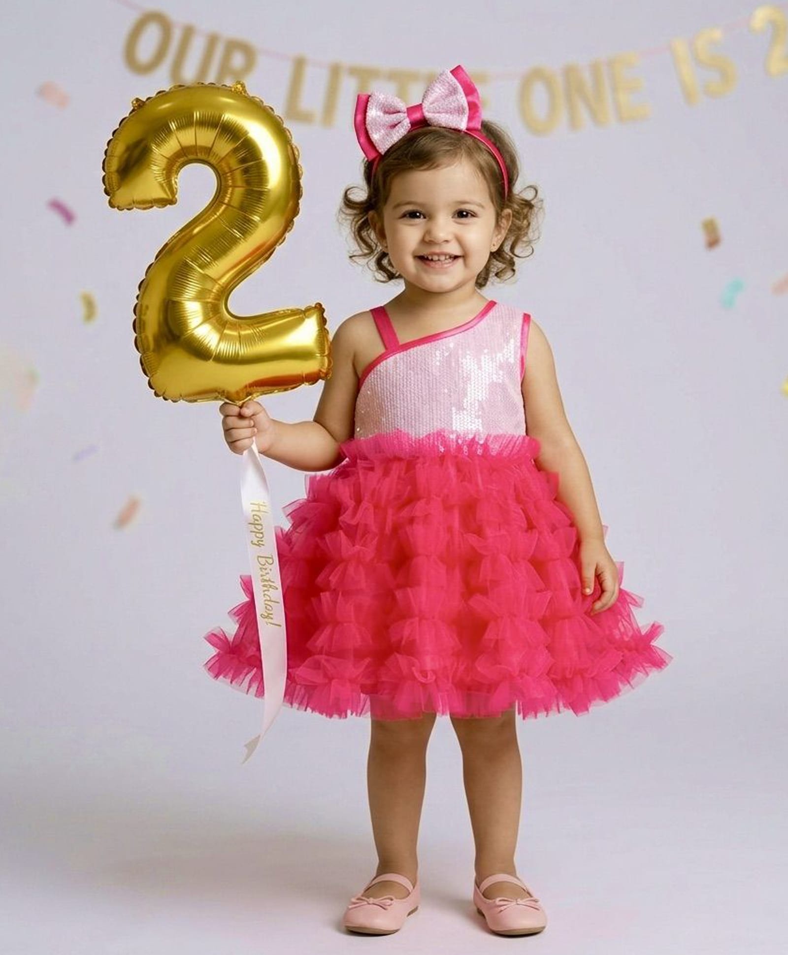 Many frocks & Net Woven Sleeveless Sequin Embellished Dress - Pink-image-15