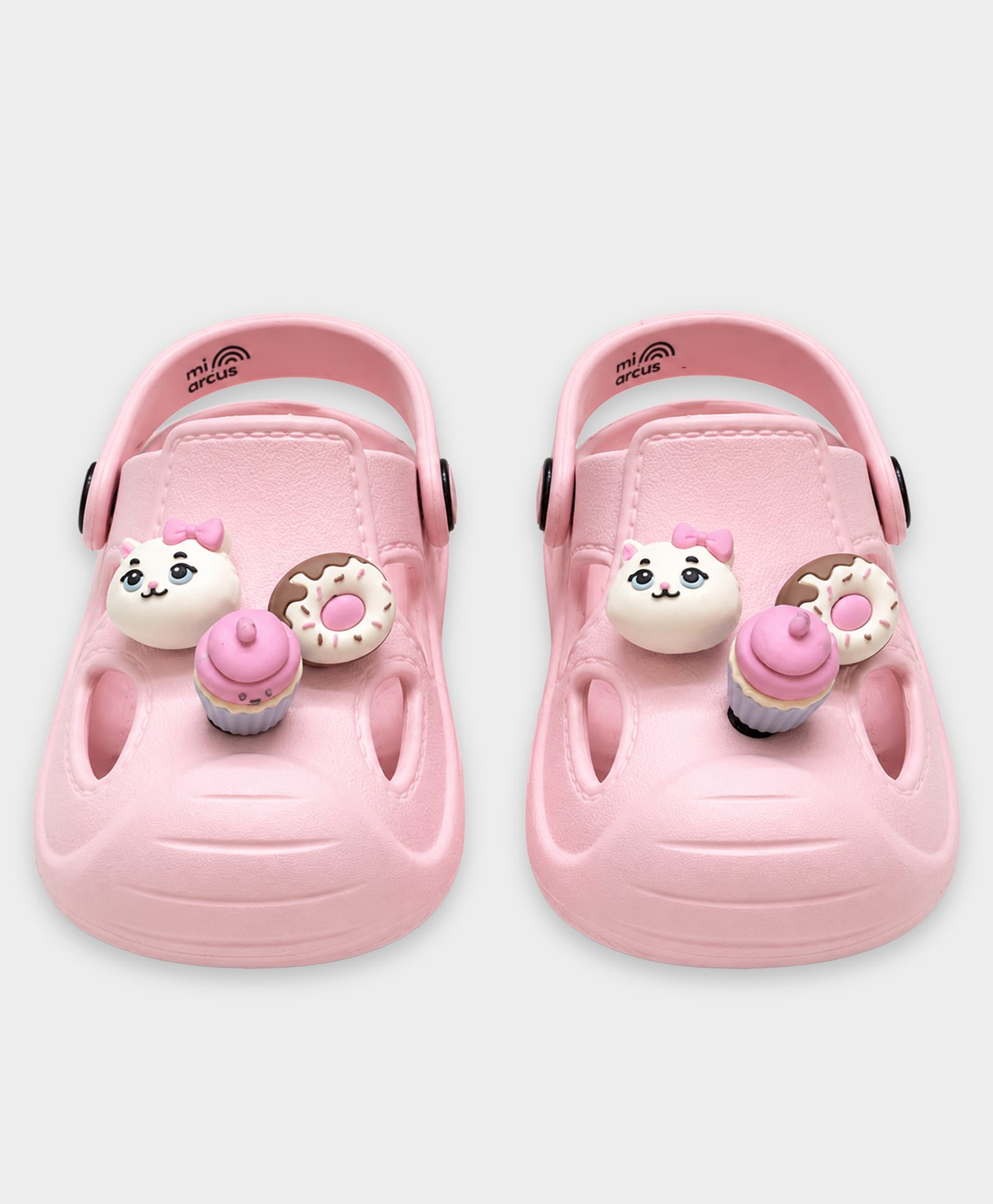 Mi Arcus Animal Applique Detailed Slingback Clogs - Pink-image-26