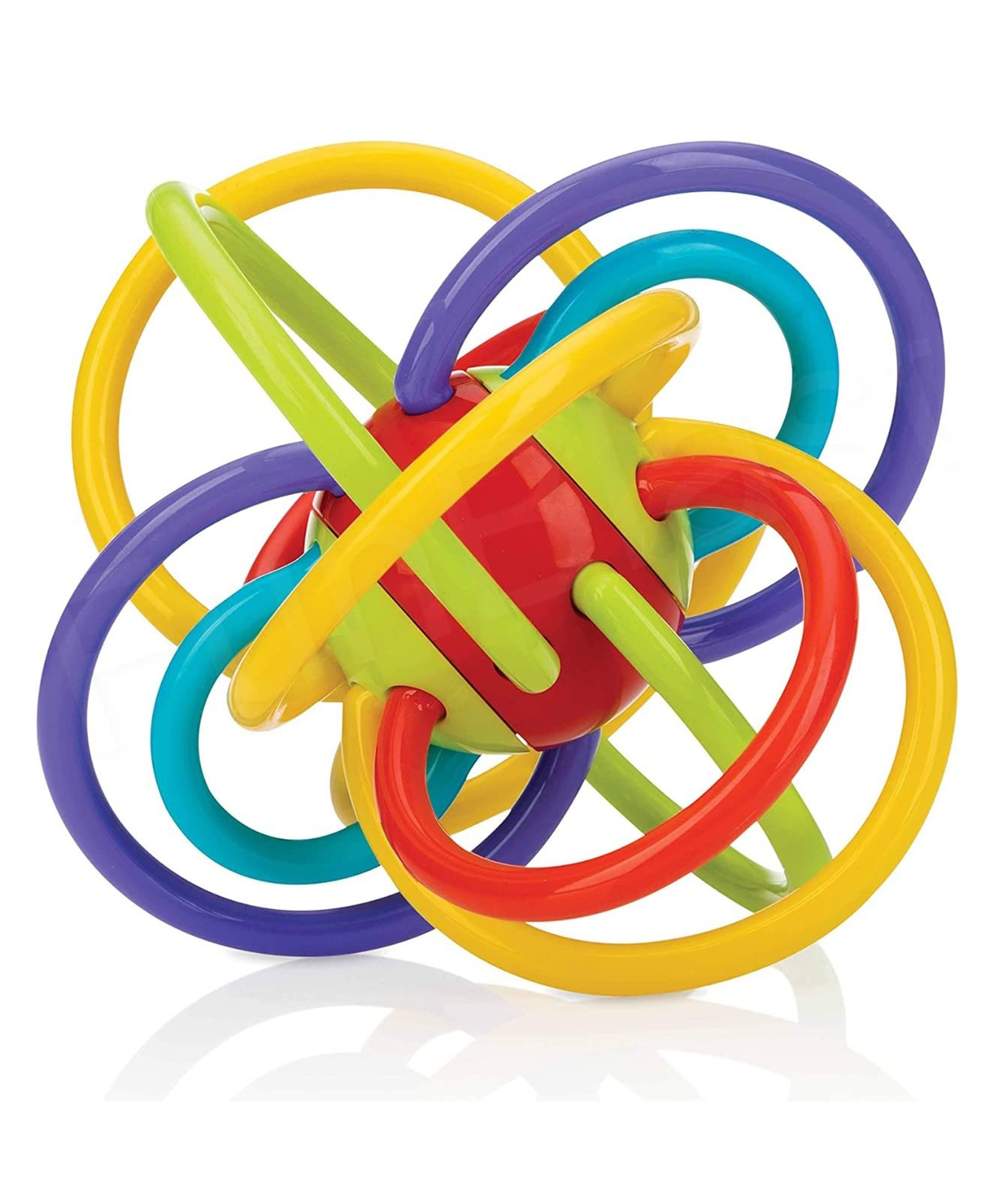 FunBlast Loops Teething Rings Toy with Rattle Sound for Babies Multicolor-picture-11