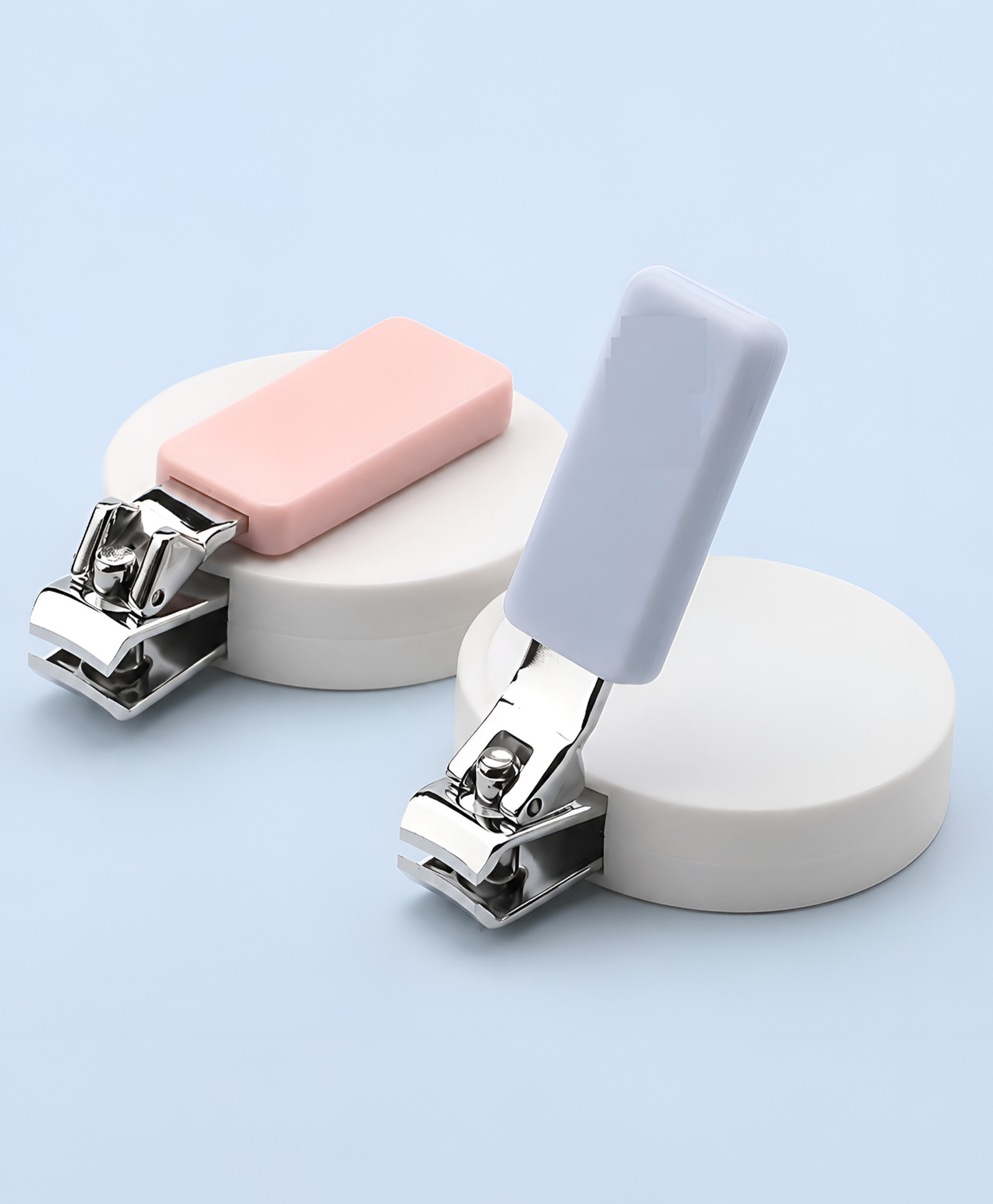 COZY VIBES Gentle Stainless Steel Nail Clipper with Ergonomic Plastic Body Safe Infant & Toddler Nail Trimmer Compact Baby_Manicure Tool - PACK OF 1 - COLOR MAY VARY-image-16