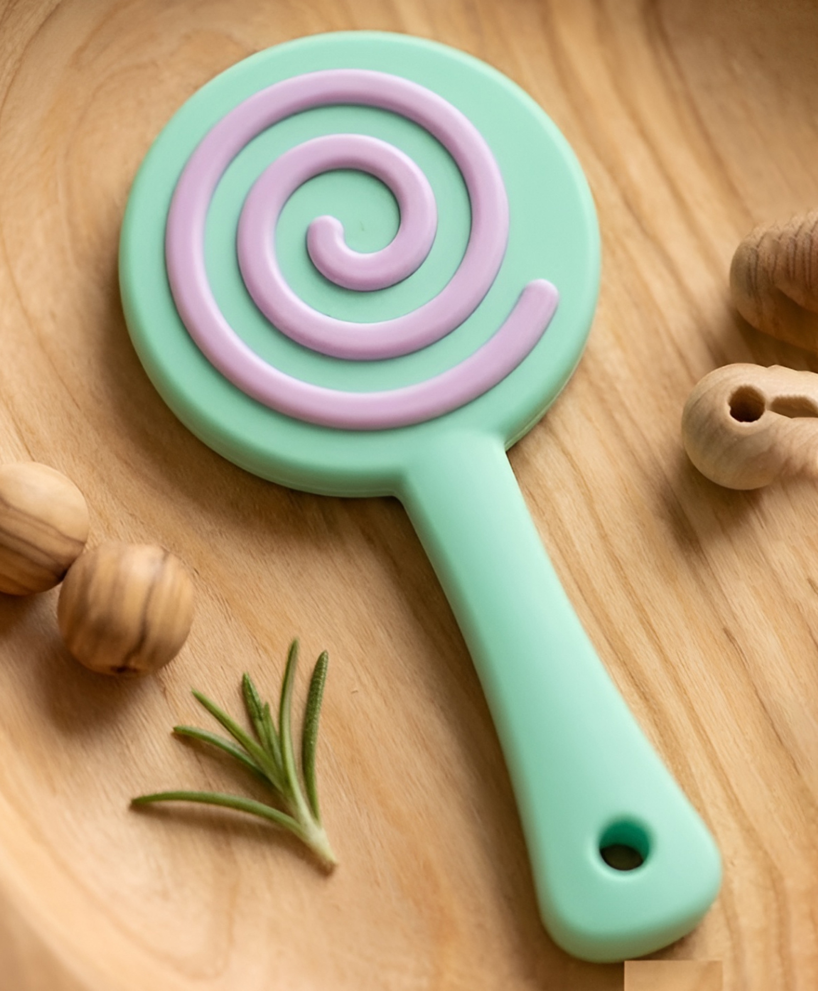 COZY VIBES Teether Toy BPA-Free Silicone Teether for Infants & Toddlers Soft, Textured, Gum Soothing Safe, Mold for Teething Relief - PACK OF 1 - COLOR MAY VARY-image-48