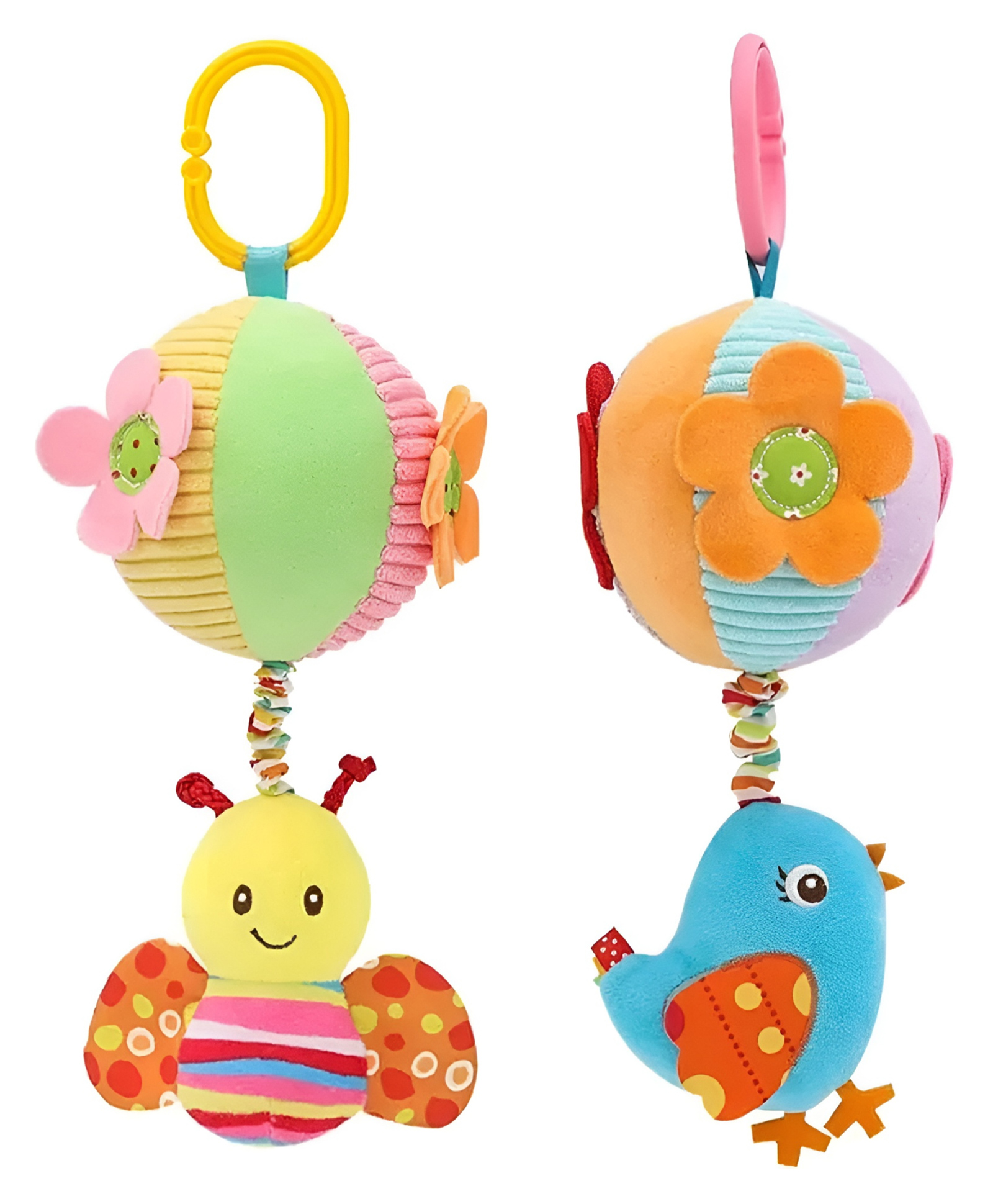 NEGOCIO Musical Pulling Rattle Baby Toy - Soft Hanging & Chewing Toy For Babies - PACK OF 1 - COLOR MAY VARY-picture-10