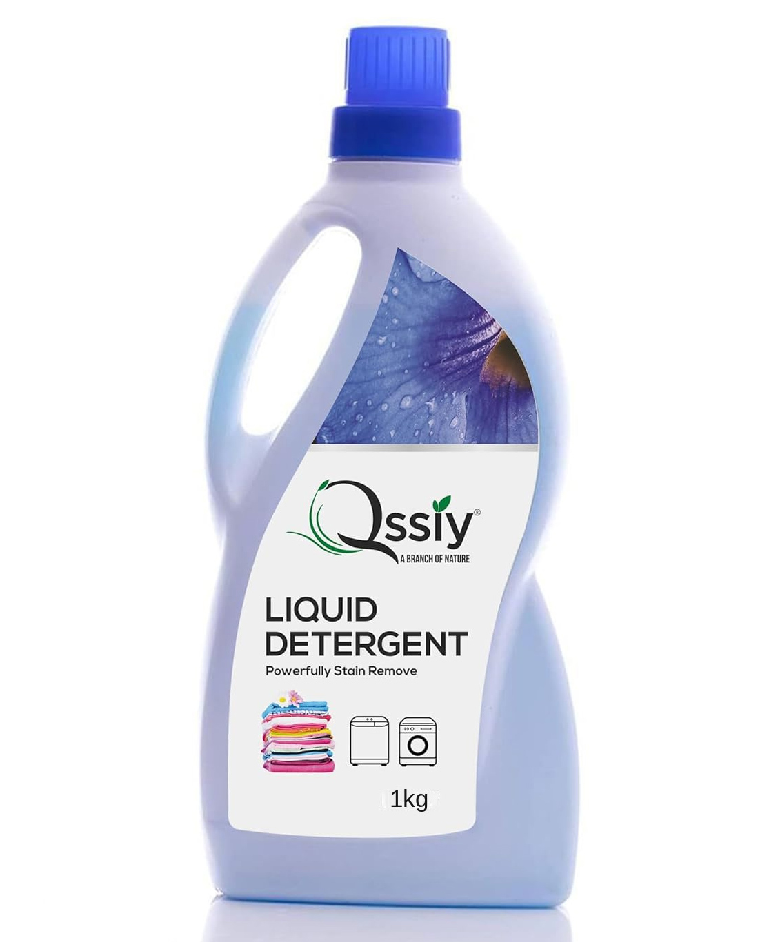 Qssiy Liquid Laundry Detergent 1kg Bottle, Gentle Fresh, Concentrated Stain Remover for Hand & Machine Wash (Front/Top Load, HE)-image-15
