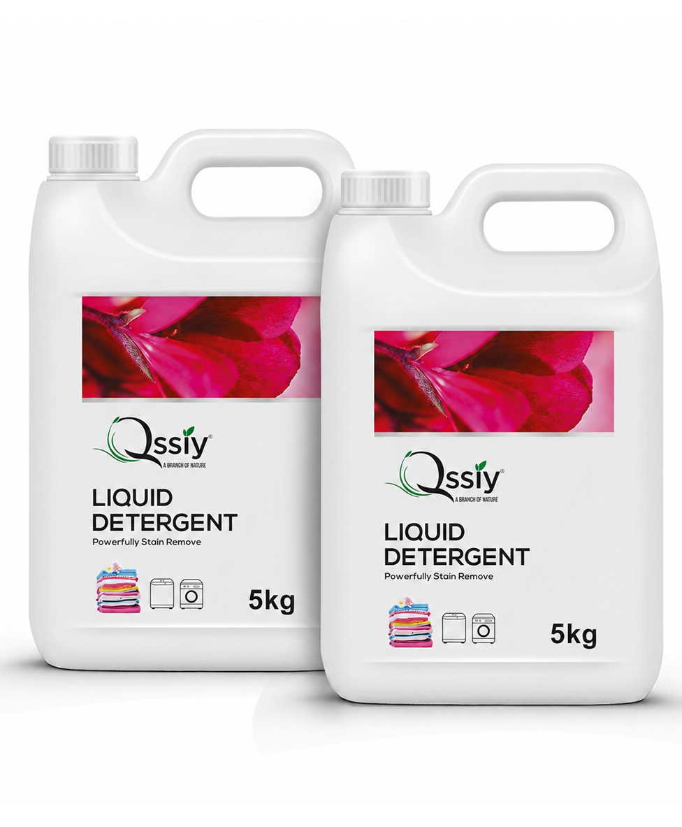 Qssiy Liquid Laundry Detergent 10kg Can, Lily, Concentrated Stain Remover for Hand & Machine Wash (Front/Top Load, HE)-image-5