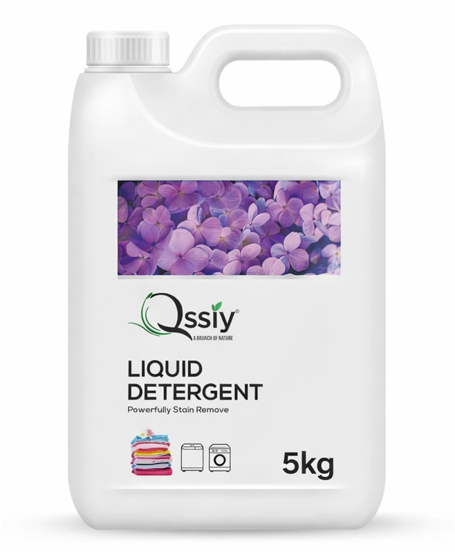 Qssiy Liquid Laundry Detergent 5kg Can, Lavender, Concentrated Stain Remover for Hand & Machine Wash-image-44