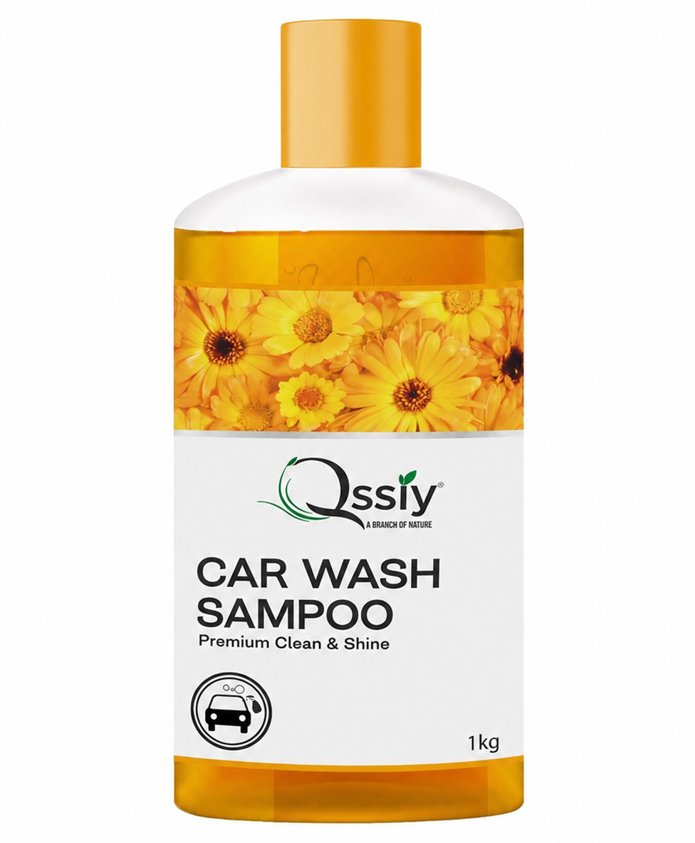 Qssiy Car Wash Shampoo 1kg Lemon, pH Neutral High Foam, Paint Safe for Cars & Bikes, Hand Wash & Foam Cannon-image-6
