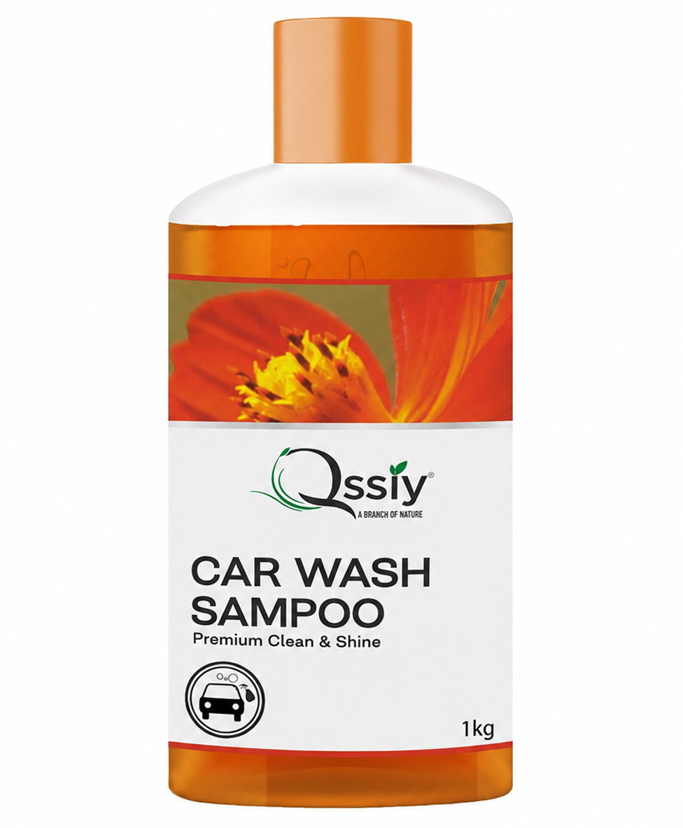 Qssiy Car Wash Shampoo 1kg Orange, pH Neutral High Foam, Paint Safe for Cars & Bikes, Hand Wash & Foam Cannon-image-9