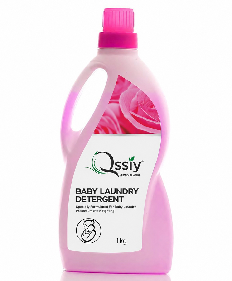 Qssiy Hypoallergenic Baby Laundry Detergent 1kg Gentle Newborn Stain Remover, Blossom Scent-image-16