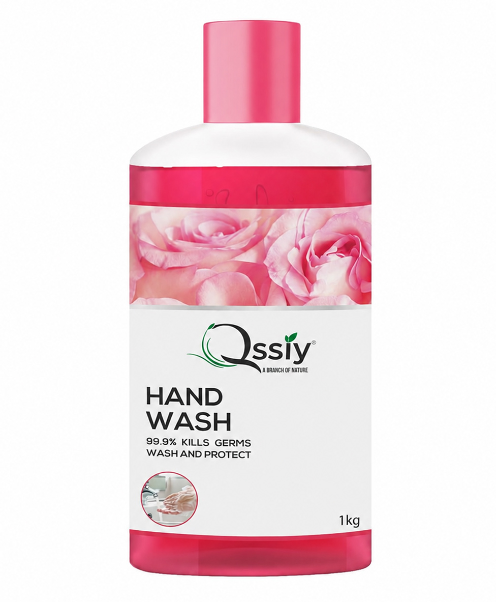 Qssiy Rose Liquid Hand Wash, 1kg Refill Bottle, Moisturizing Antibacterial Hand Soap, Family Size, Sensitive Skin, Non-Drying-picture-22