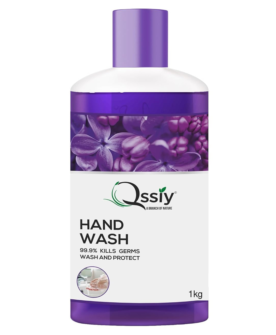 Qssiy Fresh Flower Liquid Hand Wash, 1kg Refill Can, Moisturizing Antibacterial Hand Soap, Family Size, Sensitive Skin, Non-Drying-image-21