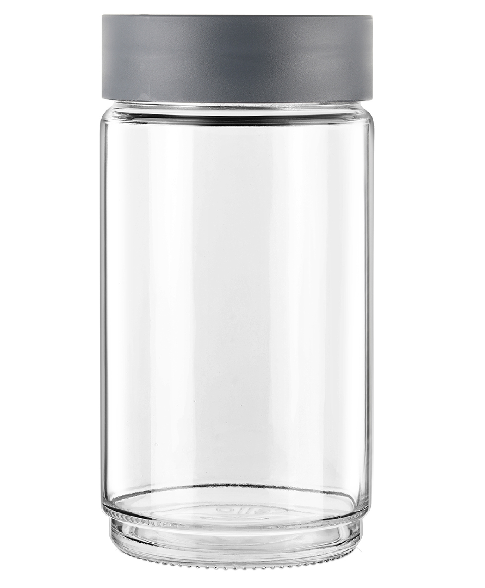 CELLO Modustack Glassy Storage Jars For Kitchen 2000 ml Grey | Freezer & Fridge Safe Airtight Stackable Leadfree Toughened Glass Kitchen Storage Container For Beans, Whole Grains, Spices & Dry Fruits-image-4