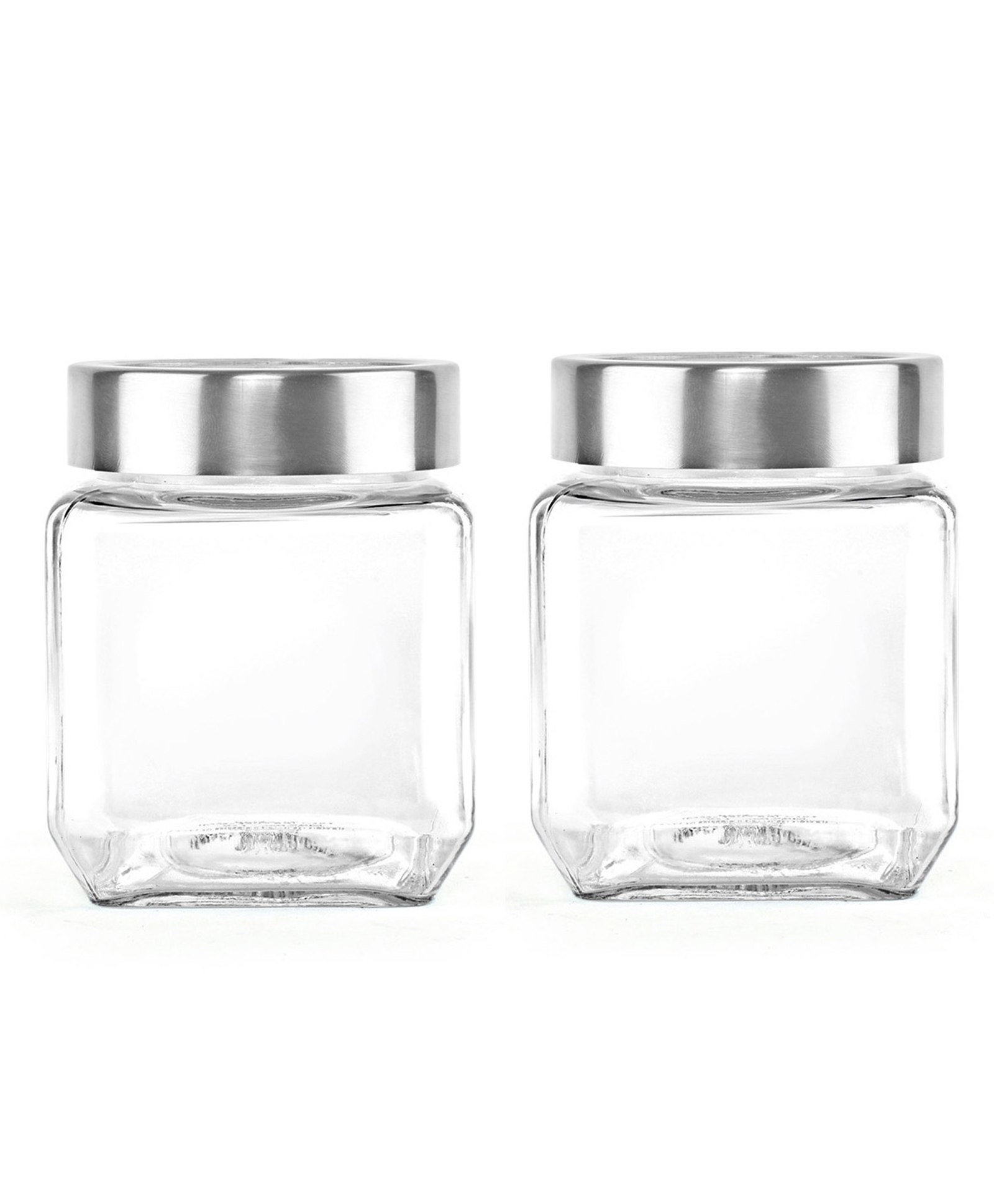 Cello Glass Storage Jar Set of 2 580 ml Kitchen Storage Containers Airtight Toughened Glass, Fridge Safe -Transparent-picture-11