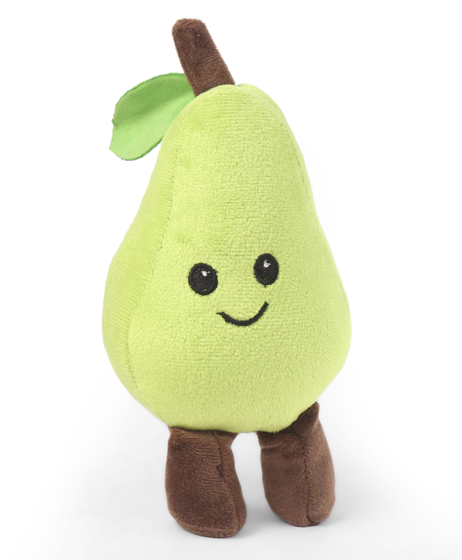 Toytales 15 cm Perry Pear Soft Toy Pear Shaped with Smiling Face Fruit Stuffed - Green-picture-15