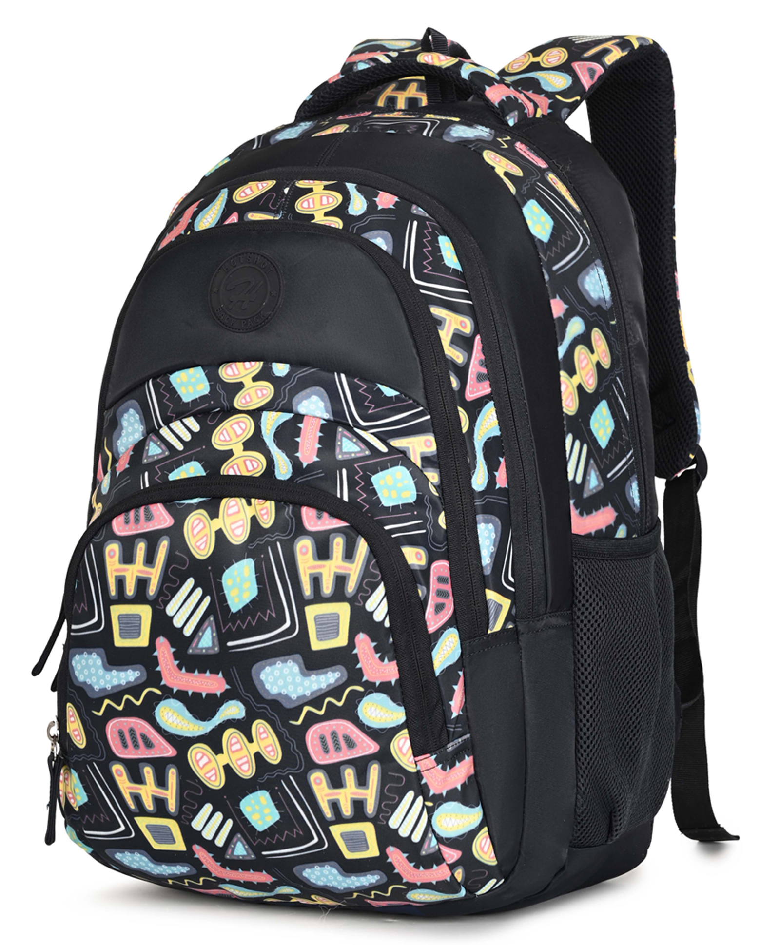 Hotshot 19 Inch Beauty Girls School Bag ,backpack for Boys ,bag for Boys , 36 Liters - Black-image-34