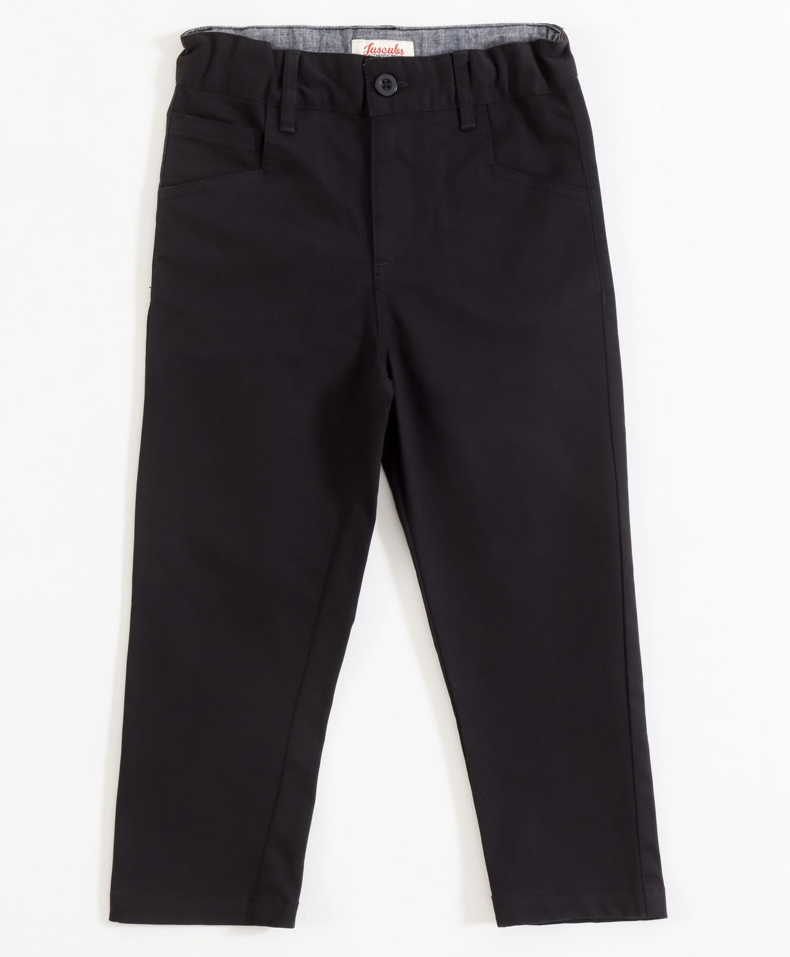 JusCubs Cotton Woven Solid Trousers - Black-picture-16