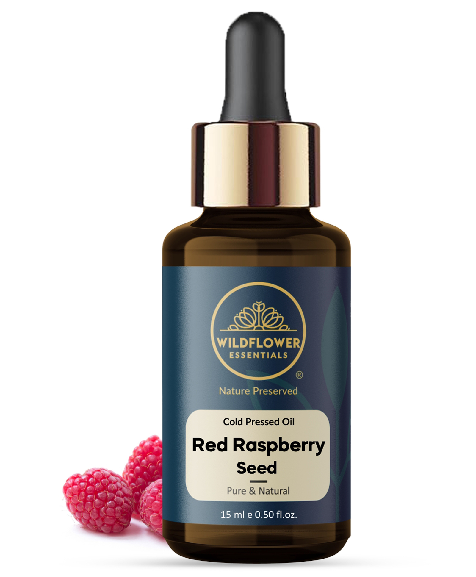 Wildflower Essentials 100% Pure Red Raspberry Seed Oil (Rubus idaeus) for Face Skin Hair & Body (15ml)-image-7