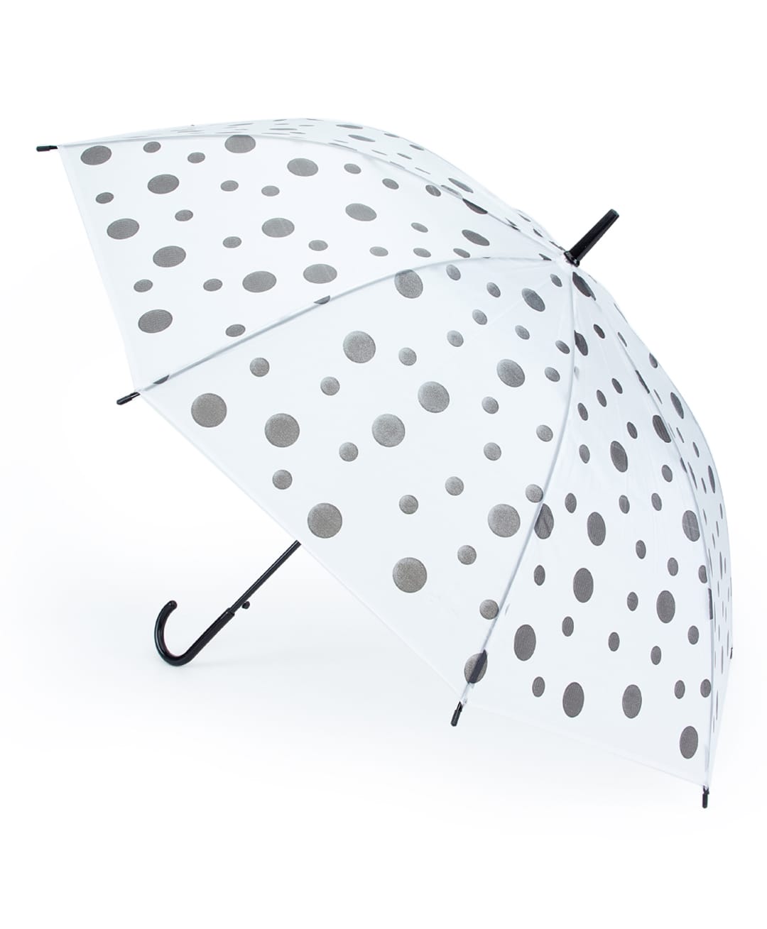 Childway Polka Dots Designed Umbrella - Black-picture-10