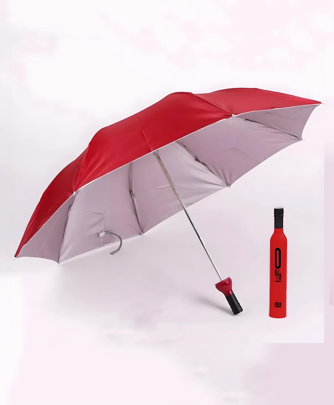 Childway Bottle Design Umbrella - Red-picture-24