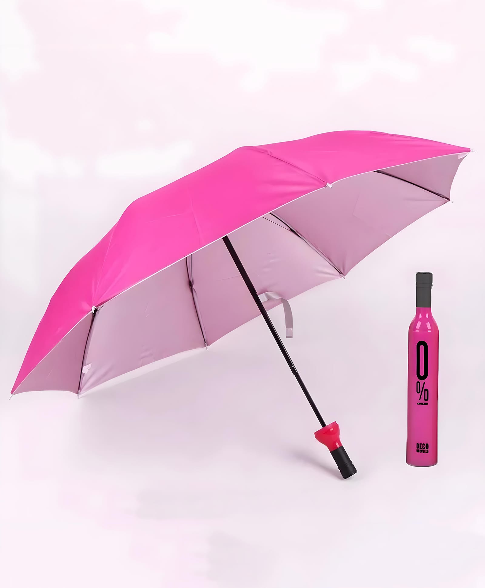 Childway Bottle Design Umbrella - Pink-picture-22