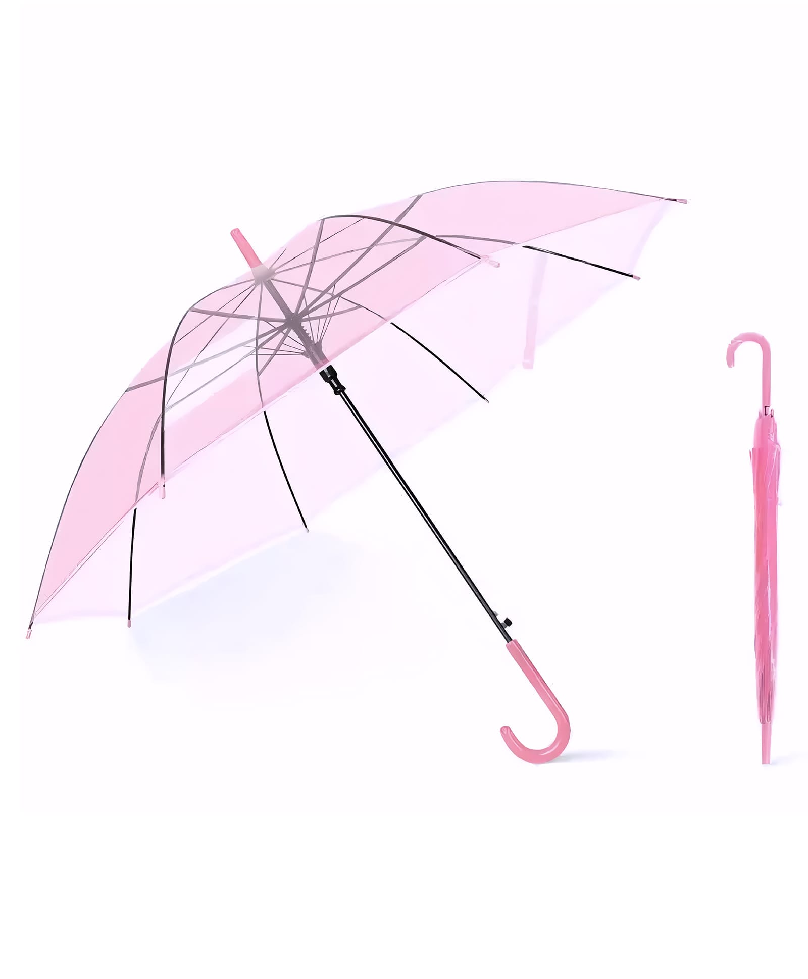 Childway Transparent Umbrella - Pink-image-44