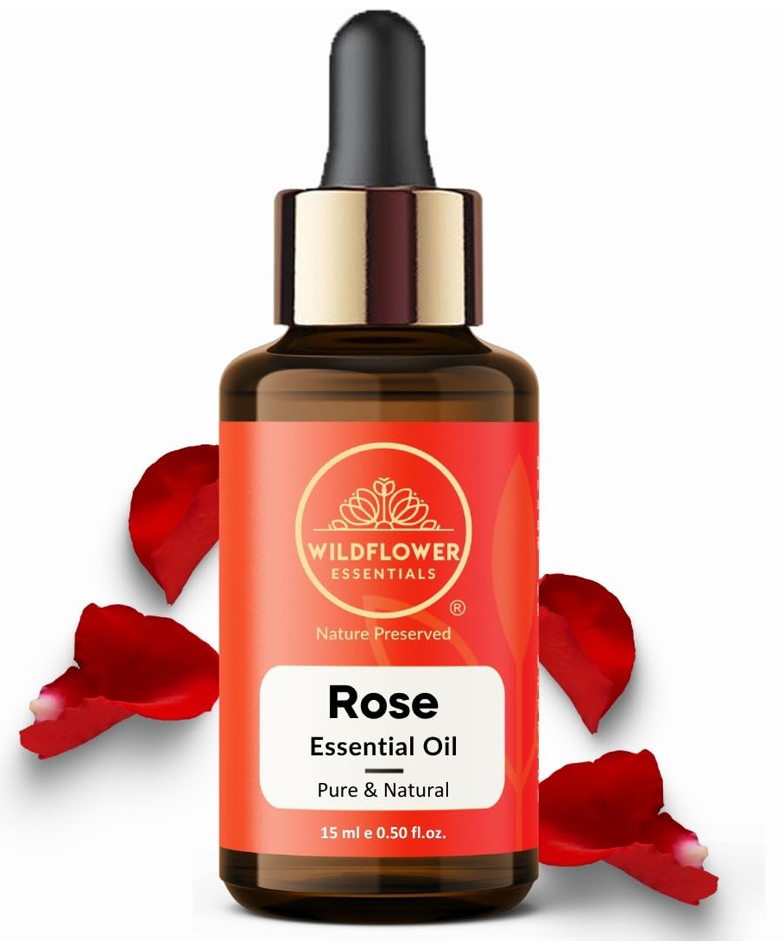 Wildflower Essentials Rosemary Oil Pure & Natural for Hair, Skin, Body, Face Undiluted with Glass Dropper 15ml (0.5 Fl oz)-image-18