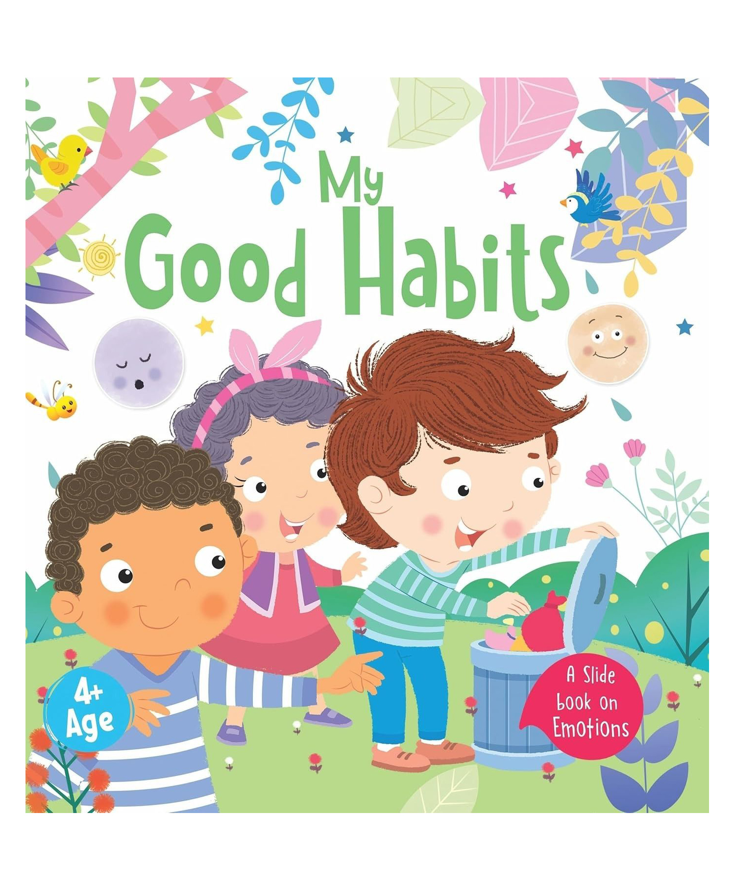 Booktopus Slide and Learn Board Book - My Good Habits Emotional Learning Book - Interactive Books for Kids 4+ Years - Social Skills Dev (Slide Board Book) - English-image-10