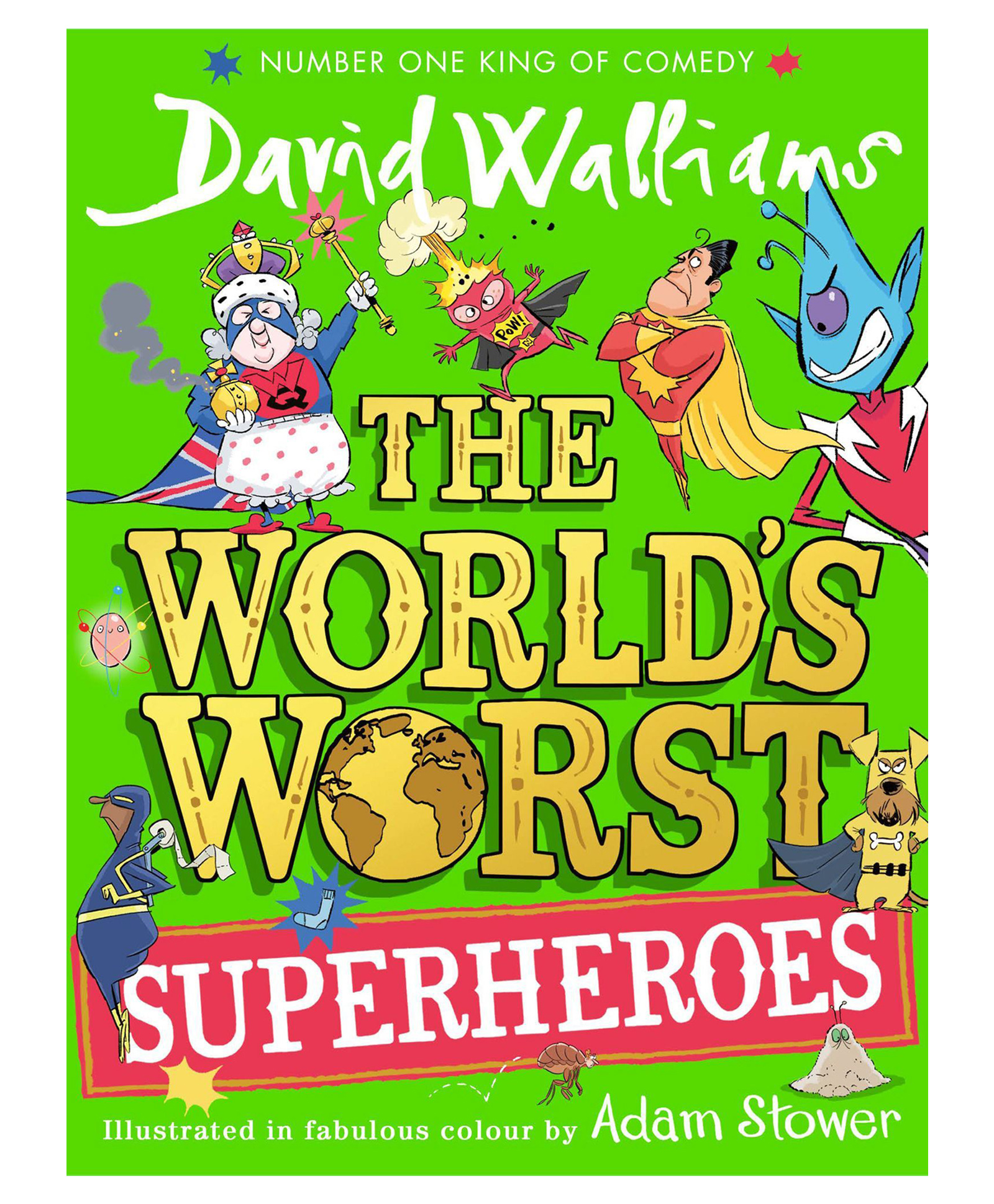 The Worlds Worst Superheroes: A book by David Walliams, paperback, By - David Walliams, Adam Stower - English-image-27