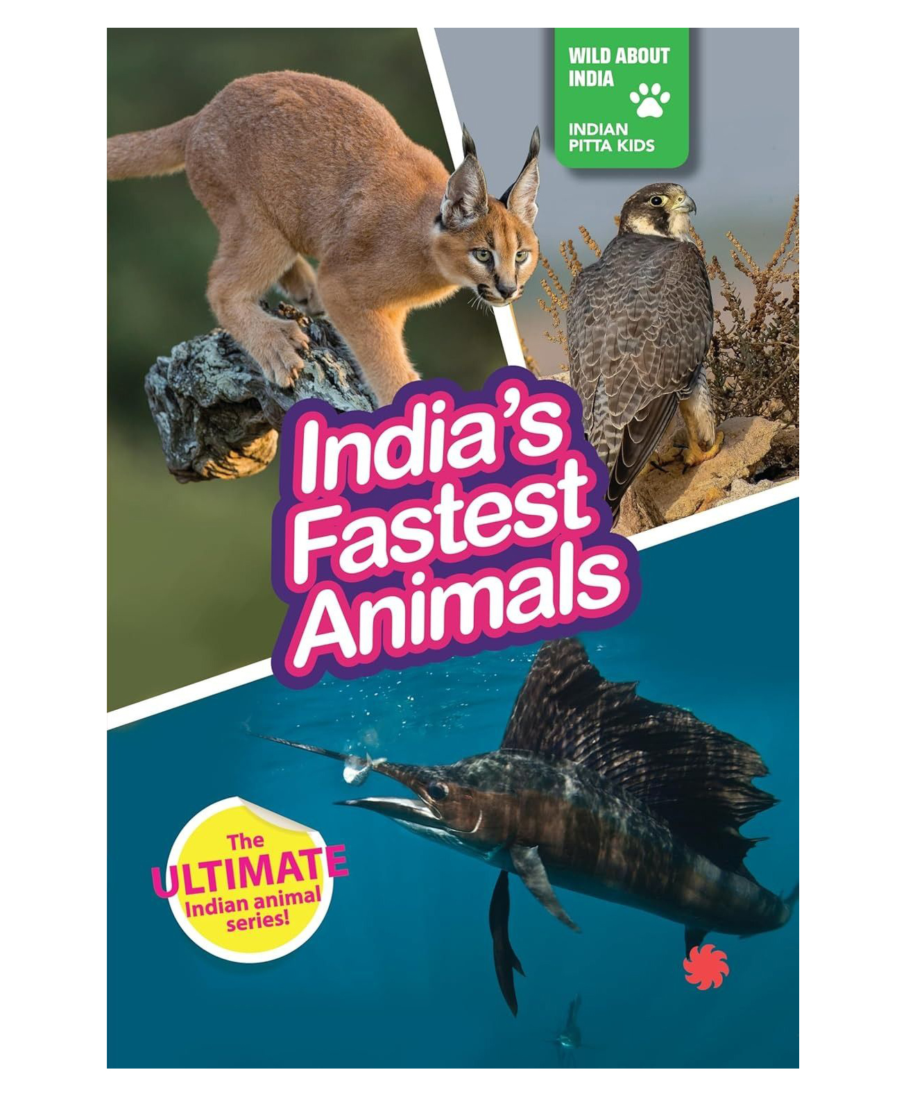 INDIAS FASTEST ANIMALS : Wild About India - Engaging Book for Kids (Ages 5-15), paperback, By - Juggernaut Books - English-image-20