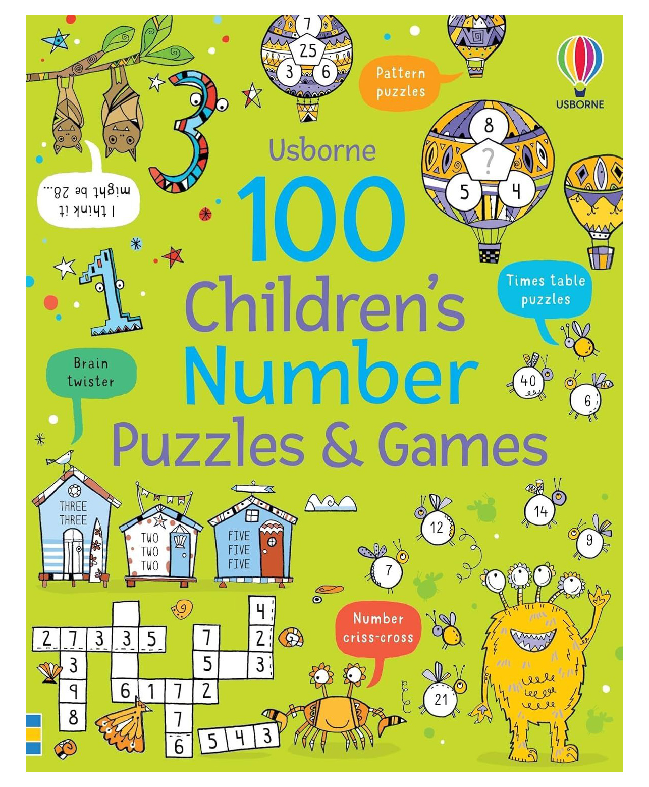 100 Children's Number Puzzles and Games (Puzzles, Crosswords and Wordsearches) by Pope Twins - English-image-19