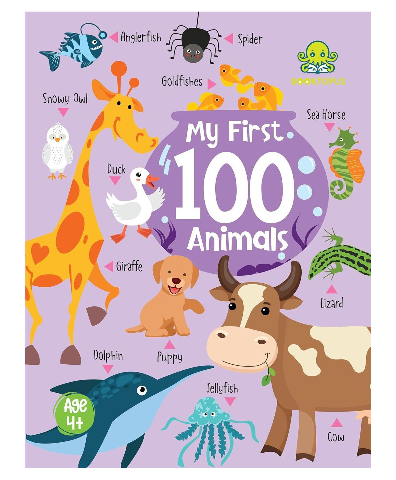 Booktopus Mini Board Book - My First 100 Animals - Early Learning Books for Kids - Picture Books for Baby 4+ Years (My First Mini Board Book) - English-image-35
